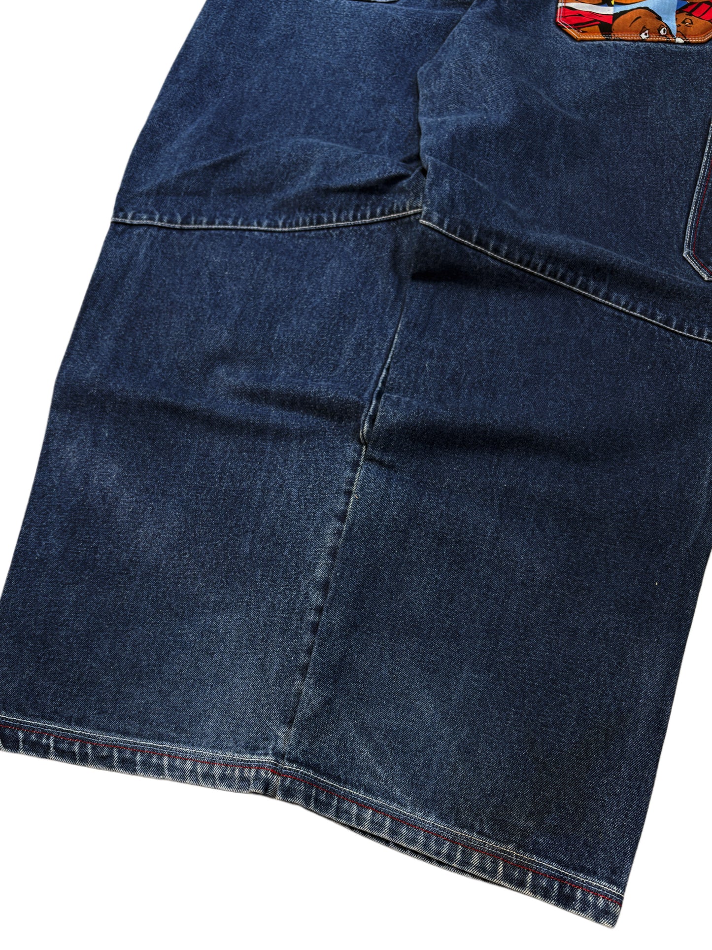 2000s *RARE* FUBU PLATINIUM FAT ALBERT BAGGY JEANS