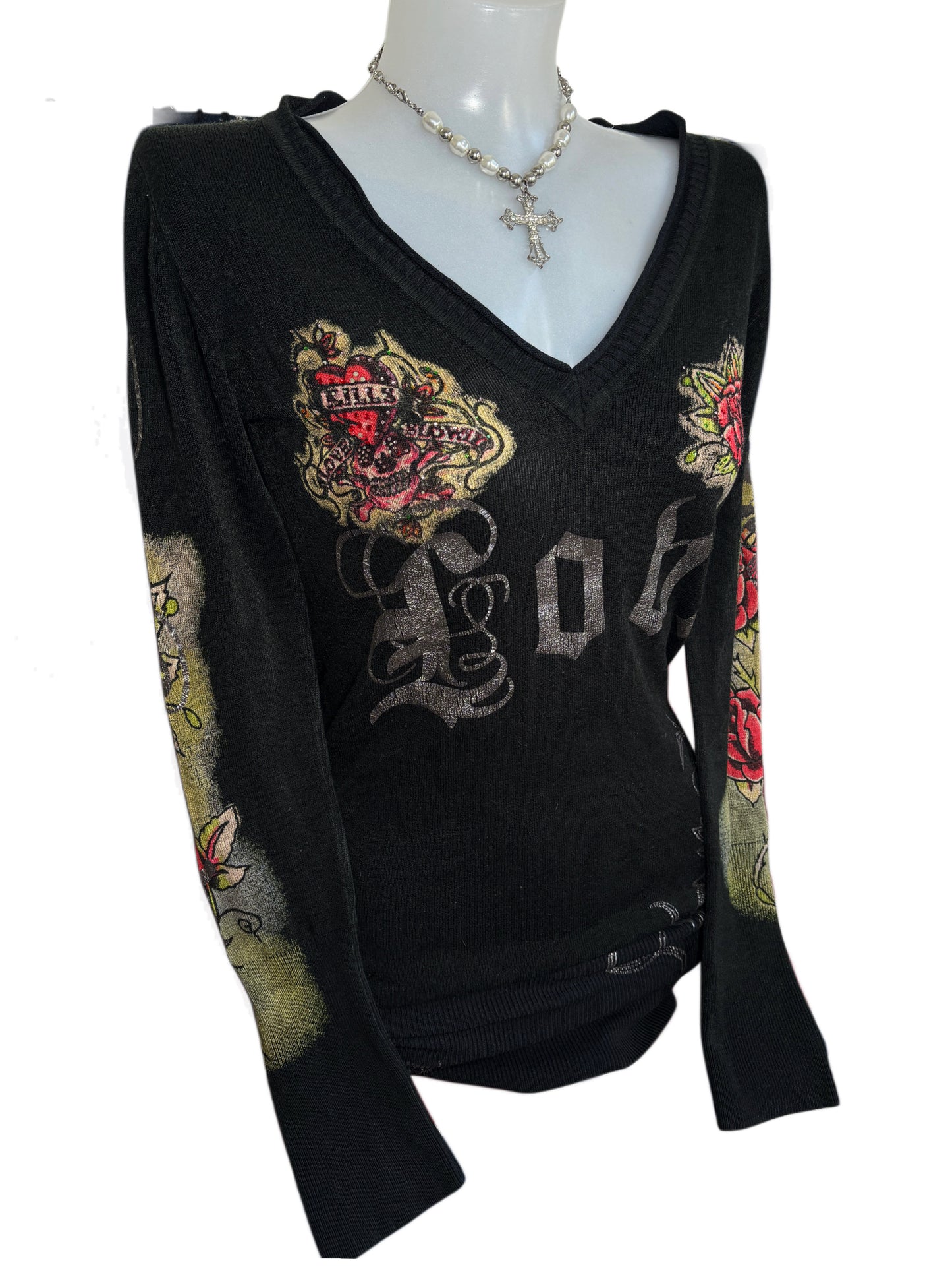 2000s Ed Hardy dress sukienka