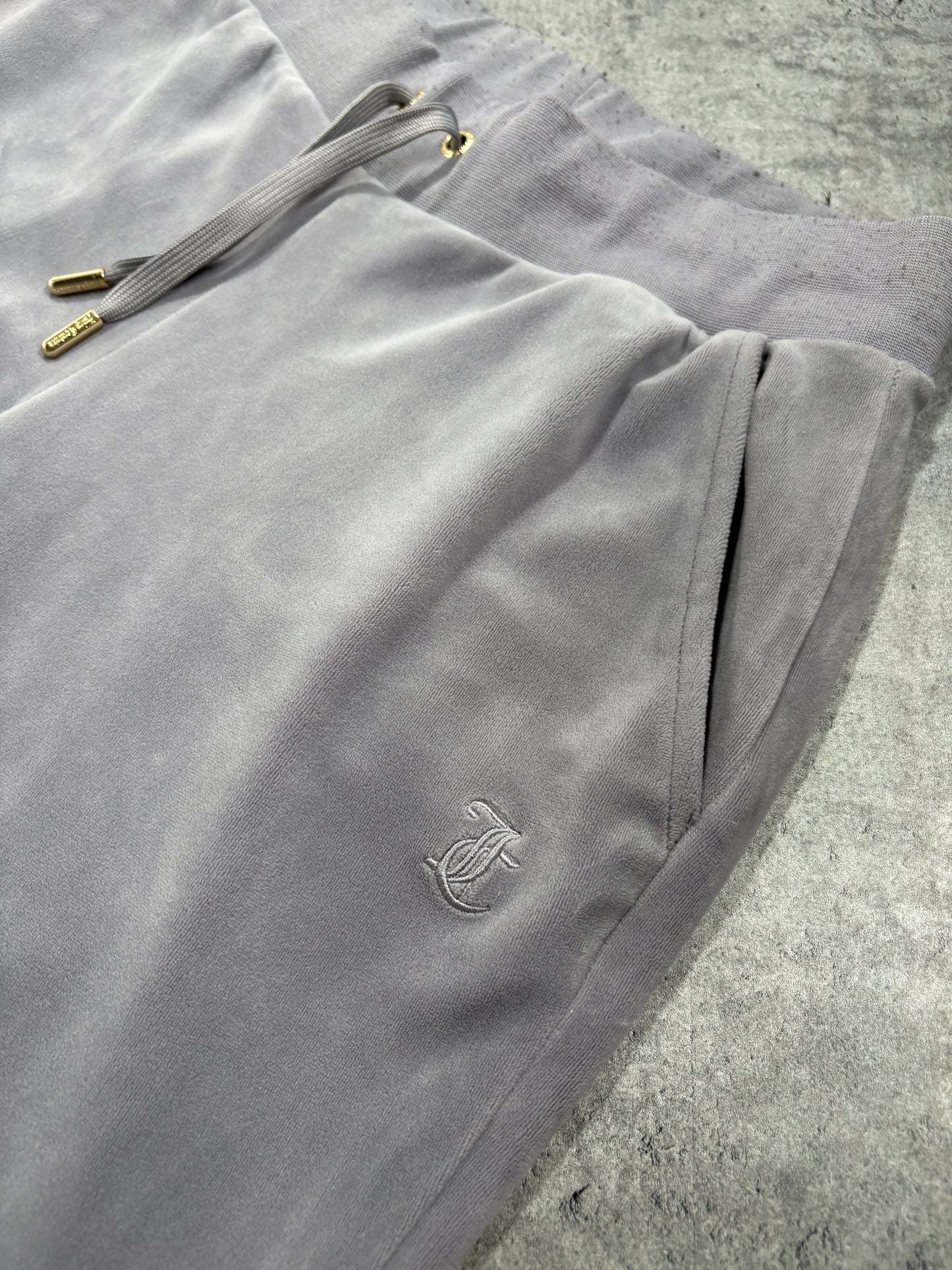 Juicy Couture welur set hoodie + pants grey