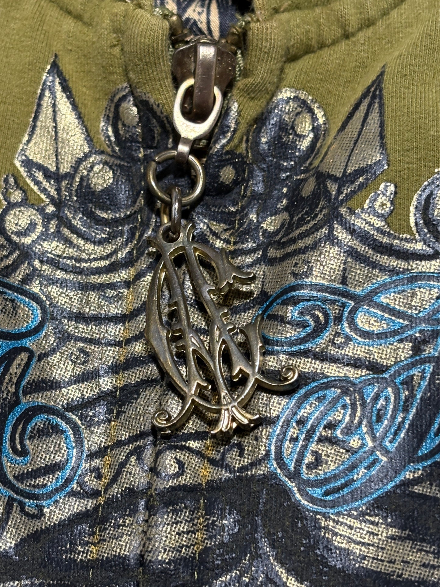 2000s Christian Audigier zip up hoodie