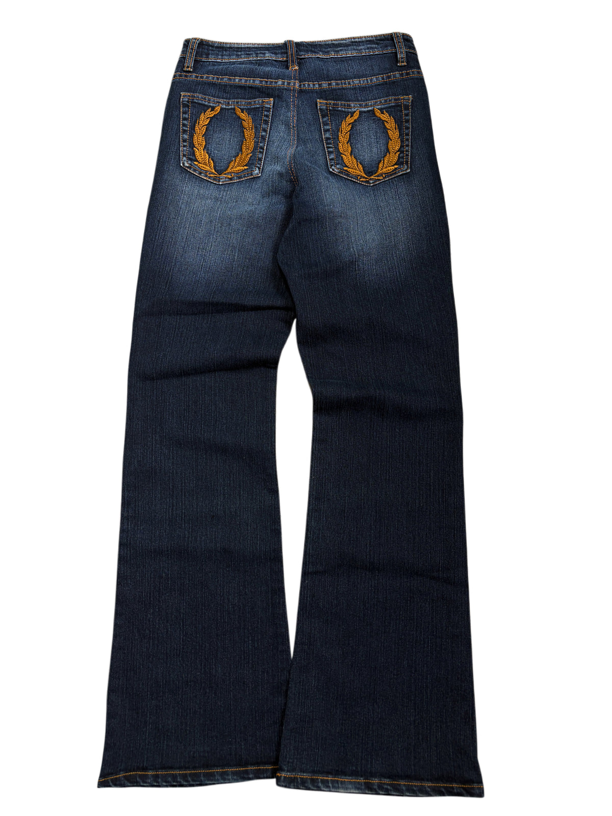 2000s Flared Jeans Washed Y2K