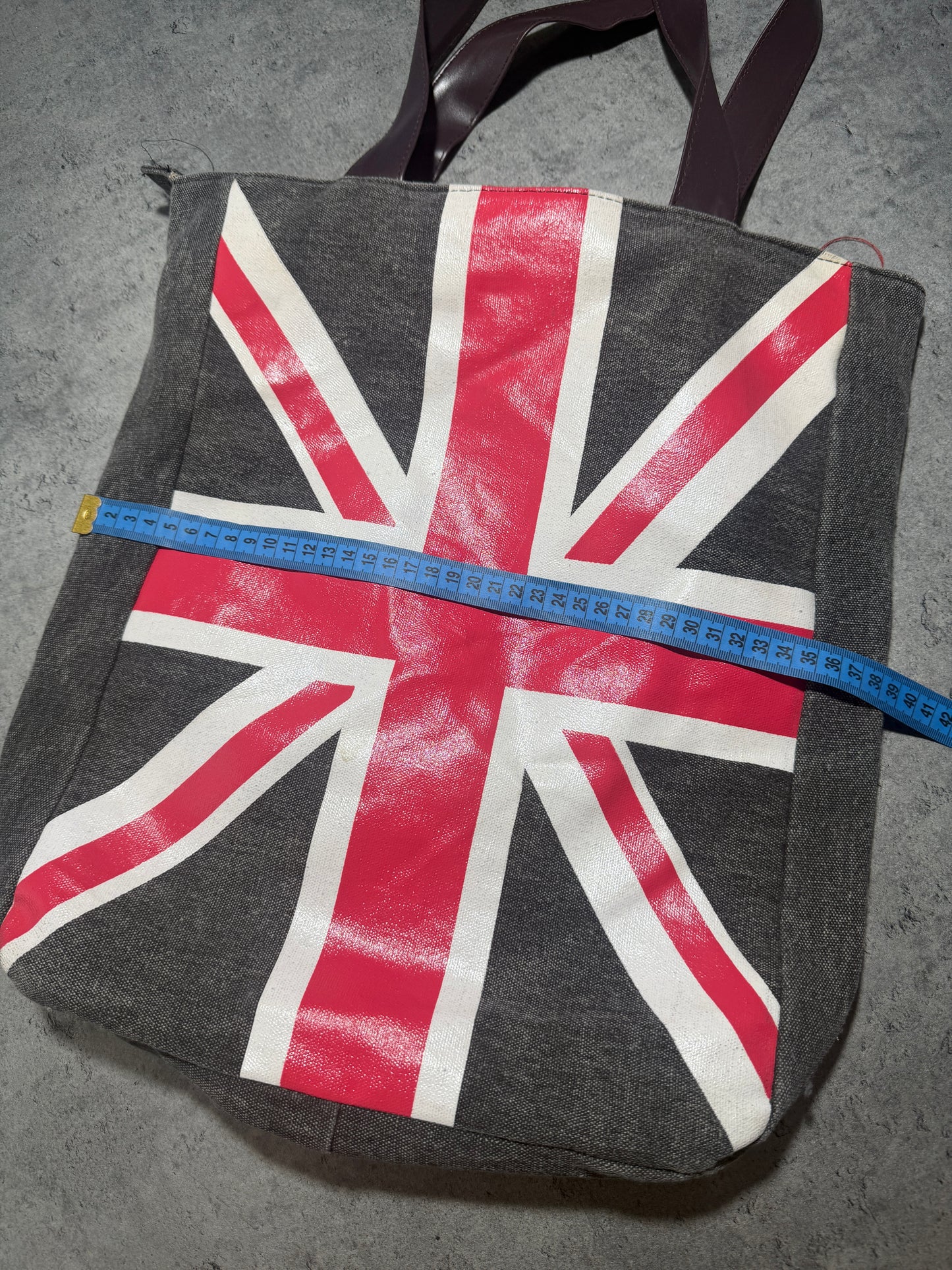 2000s UK Flag Grey Bag