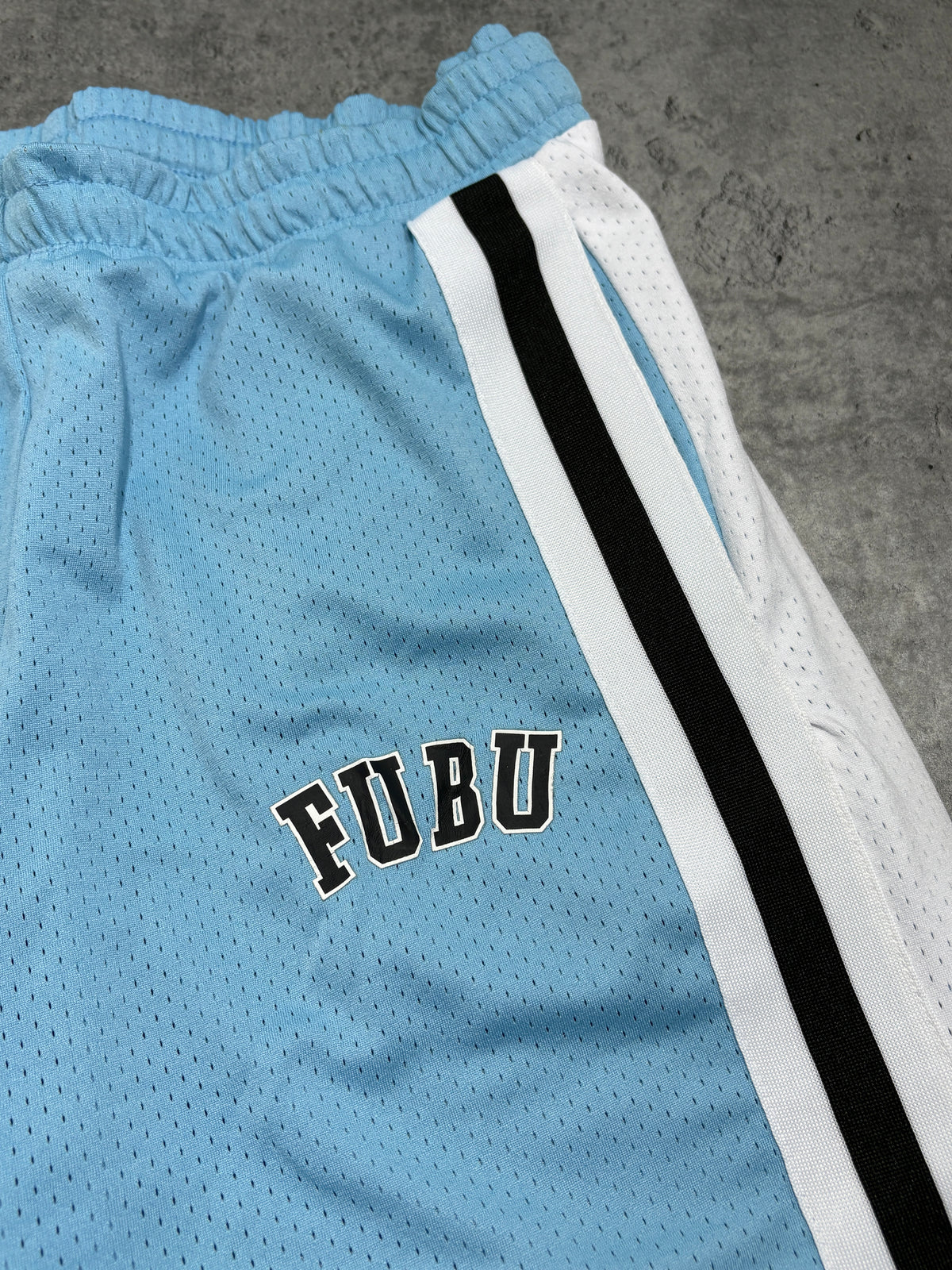 Fubu Baby Blue Basketball Baggy Shorts