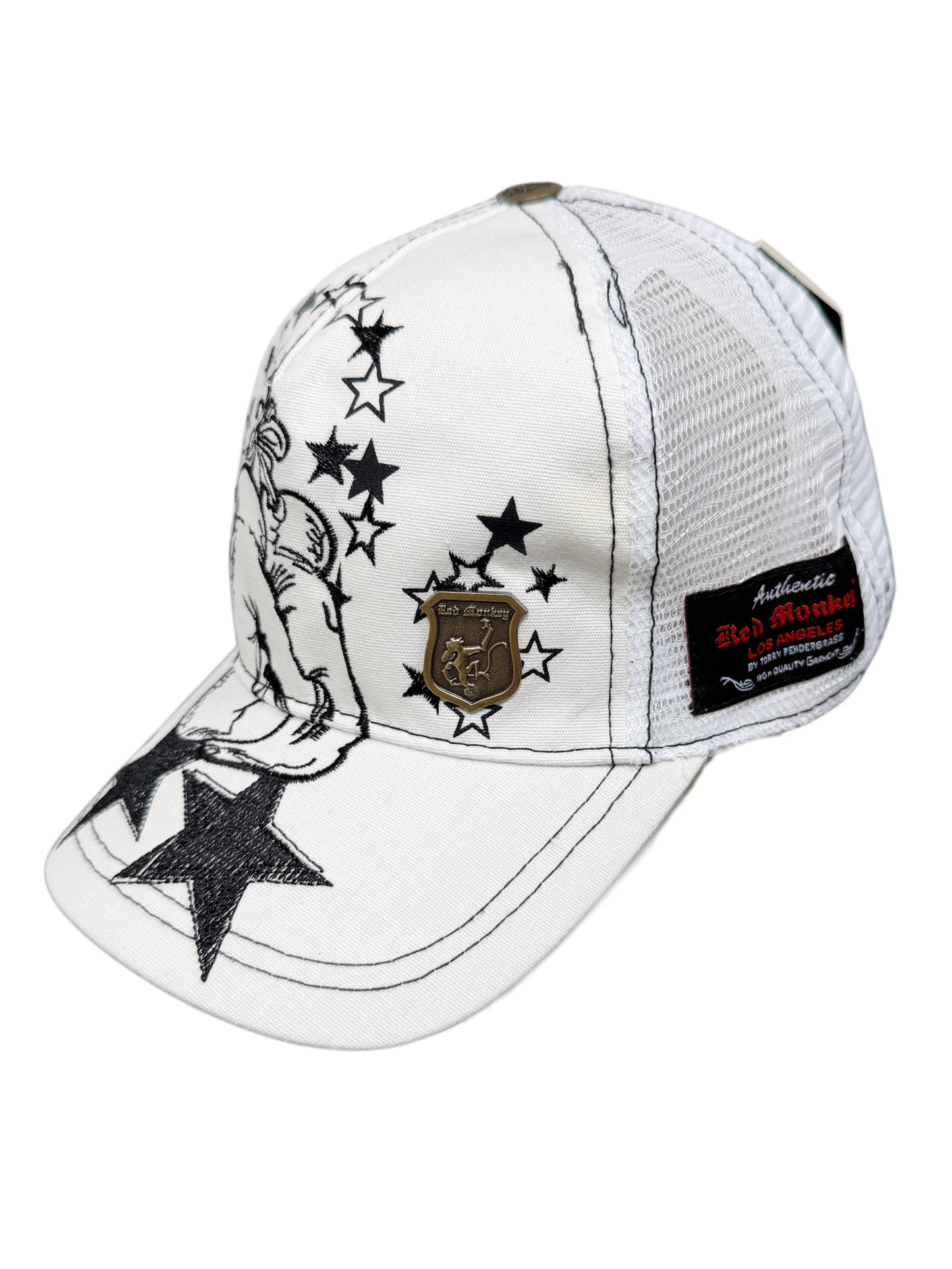 2000s Trucker Cap Red Monkey