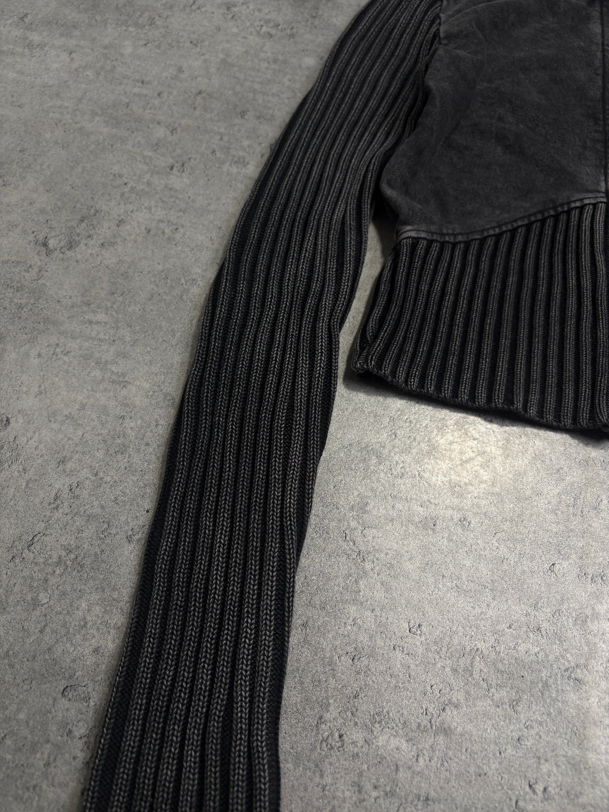 BDG washed zip sweater