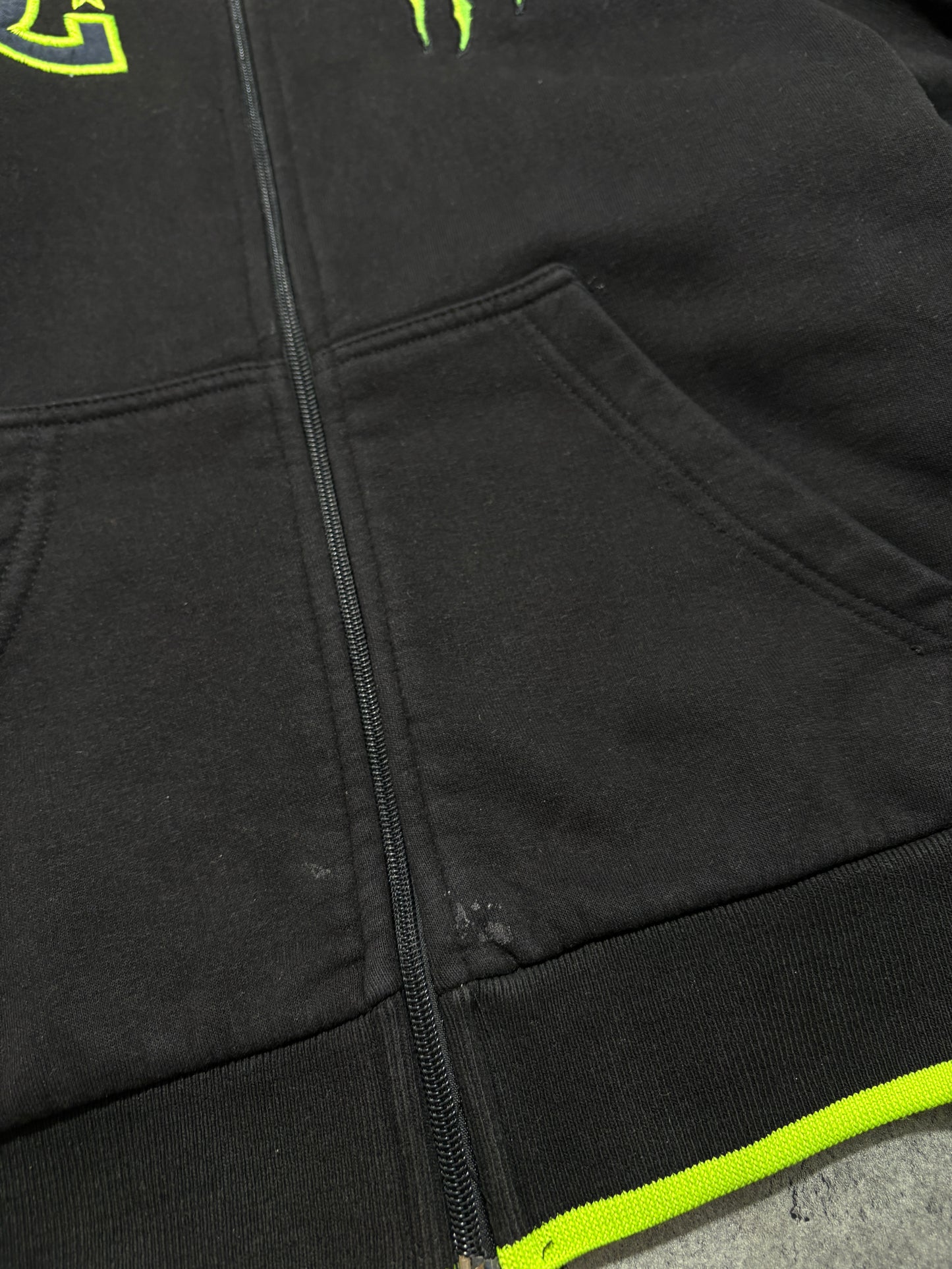 2000s Monster Energy Zip Up Hoodie