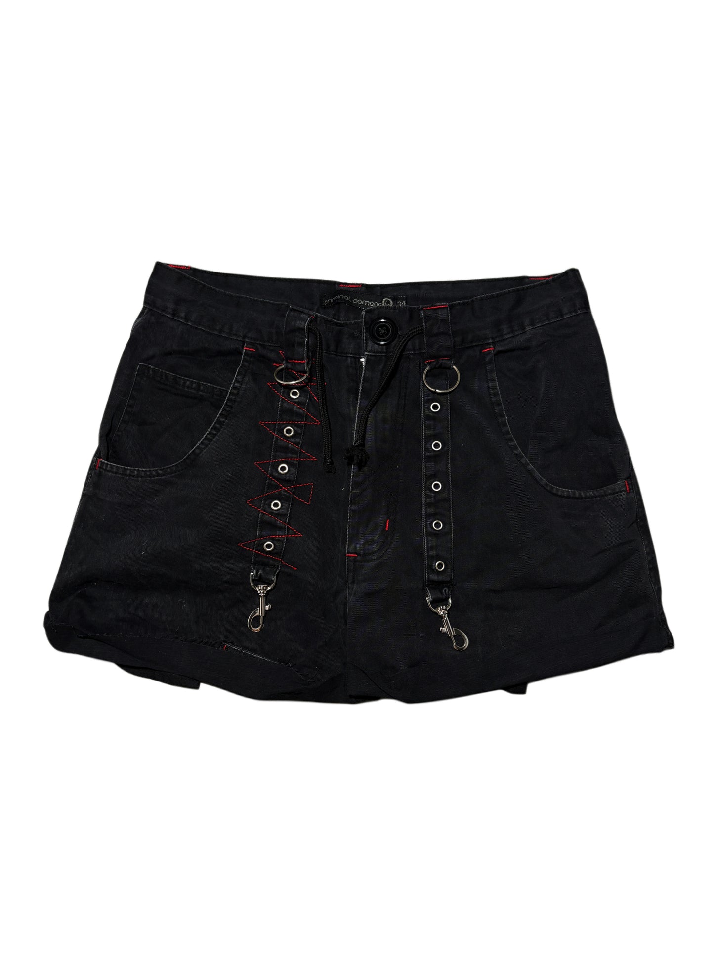 2000s Criminal Damage Alternative Shorts