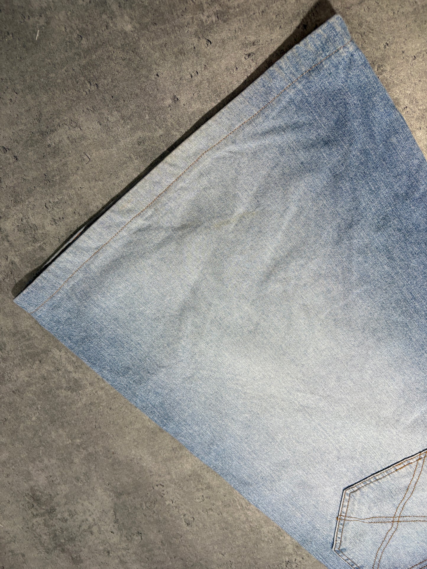 2000s Explorer Ultra Baggy Wide Leg Jeans techno