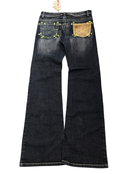 2000s Dark grey flare jeans brand new