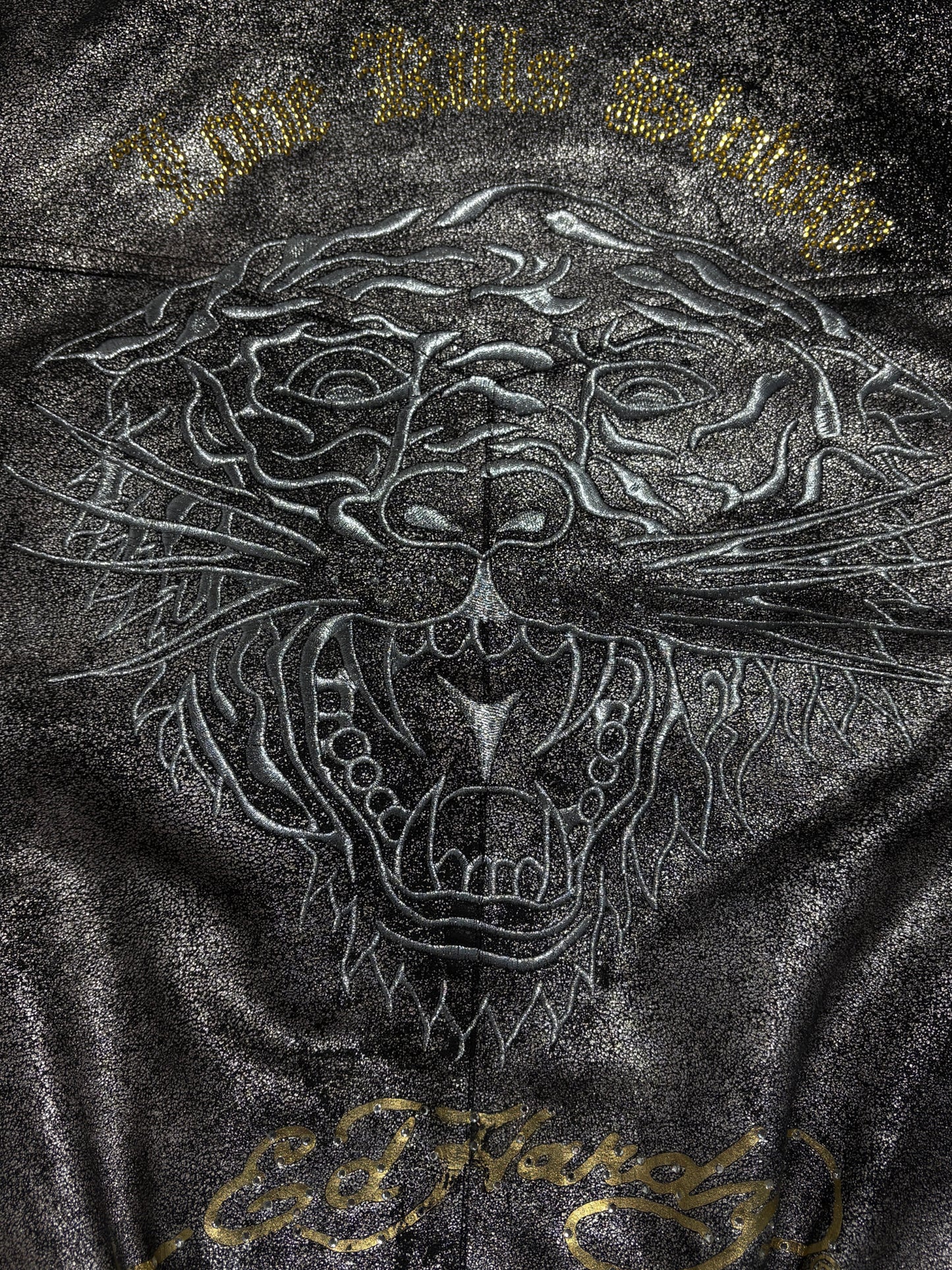 2000s *RARE* ED HARDY CHRISTIAN AUDIGIER ZIP UP JACKET ☣️
