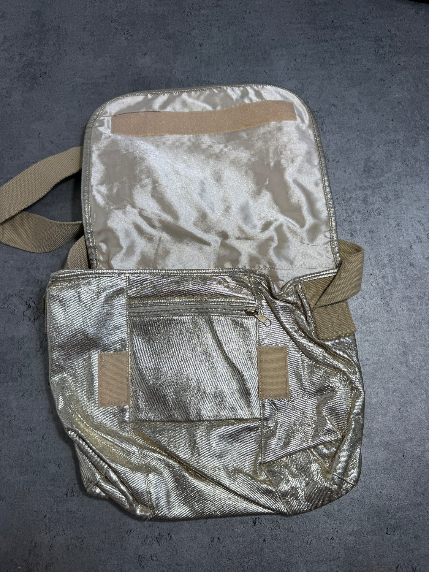 2000s Ed Hardy Gold Bag