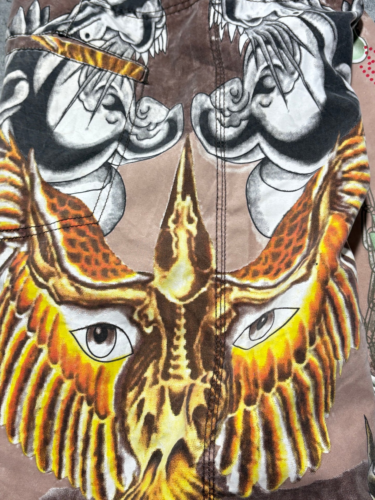 2000s Christian Audigier swim shorts