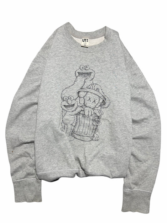 2000s Uniqlo Kaws Sesame Street Sweatshirt Crewneck