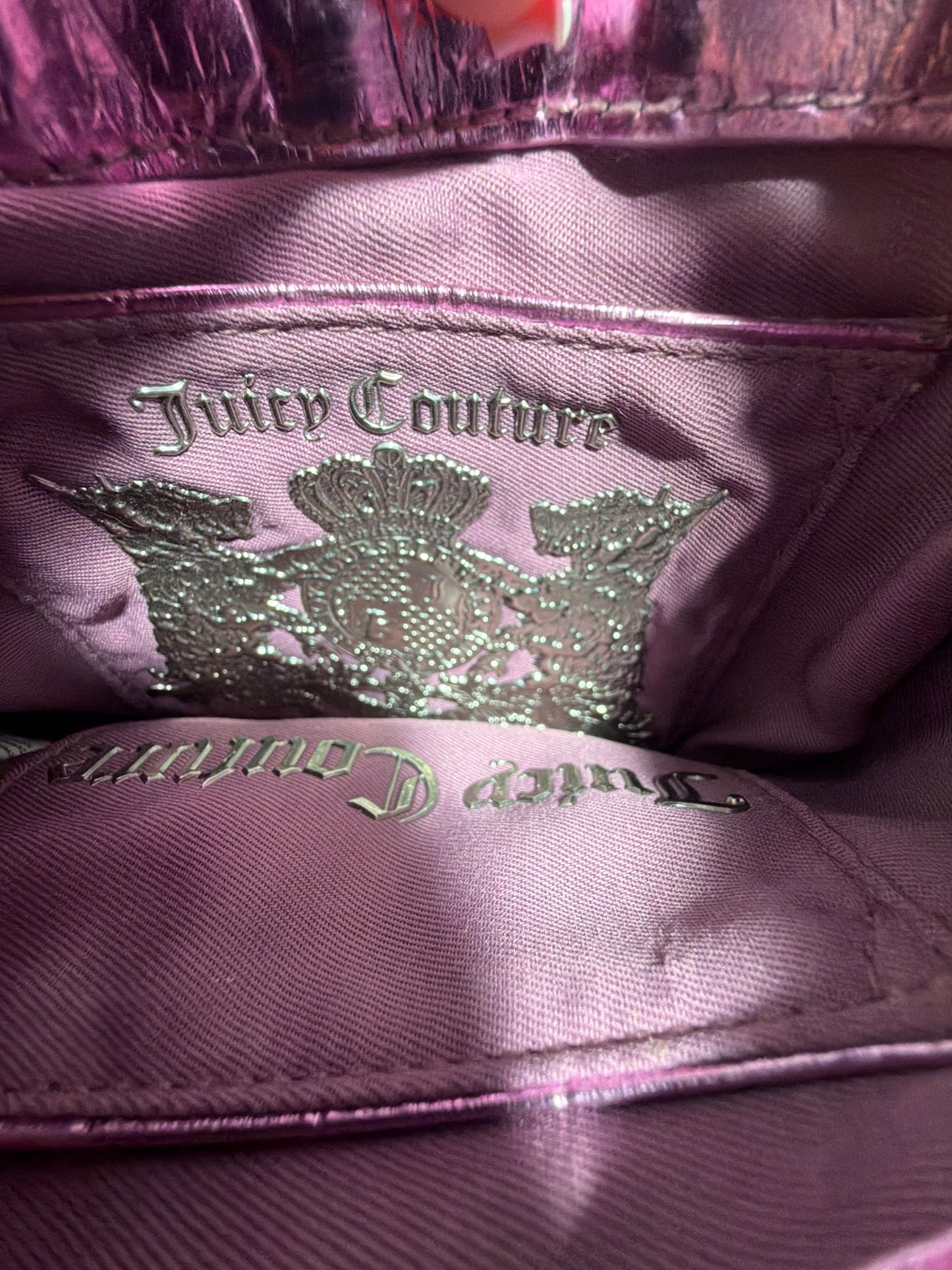 2000s Juicy Couture Pink Bag Mirror