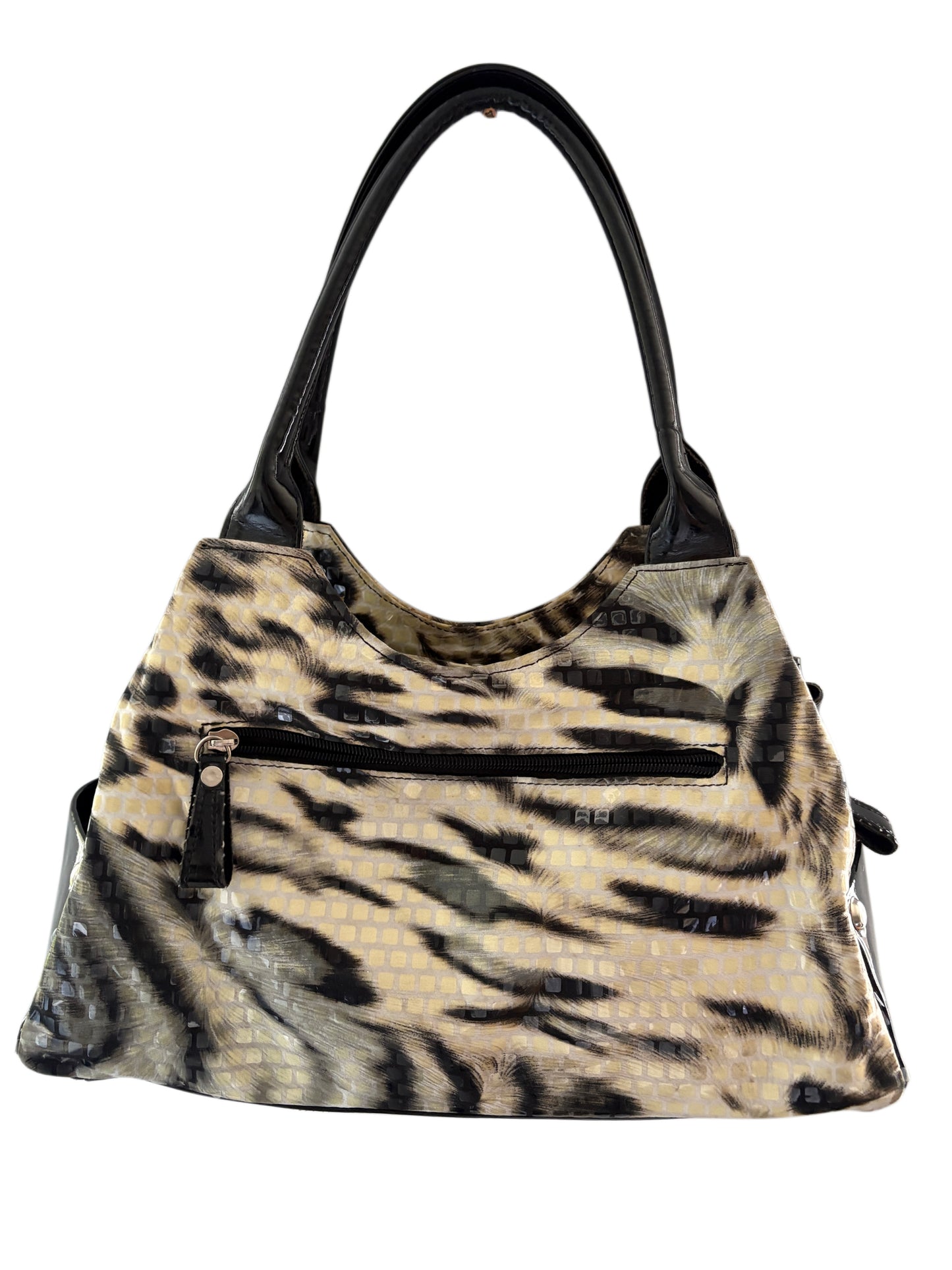 2000s Animal Print Bling Bag