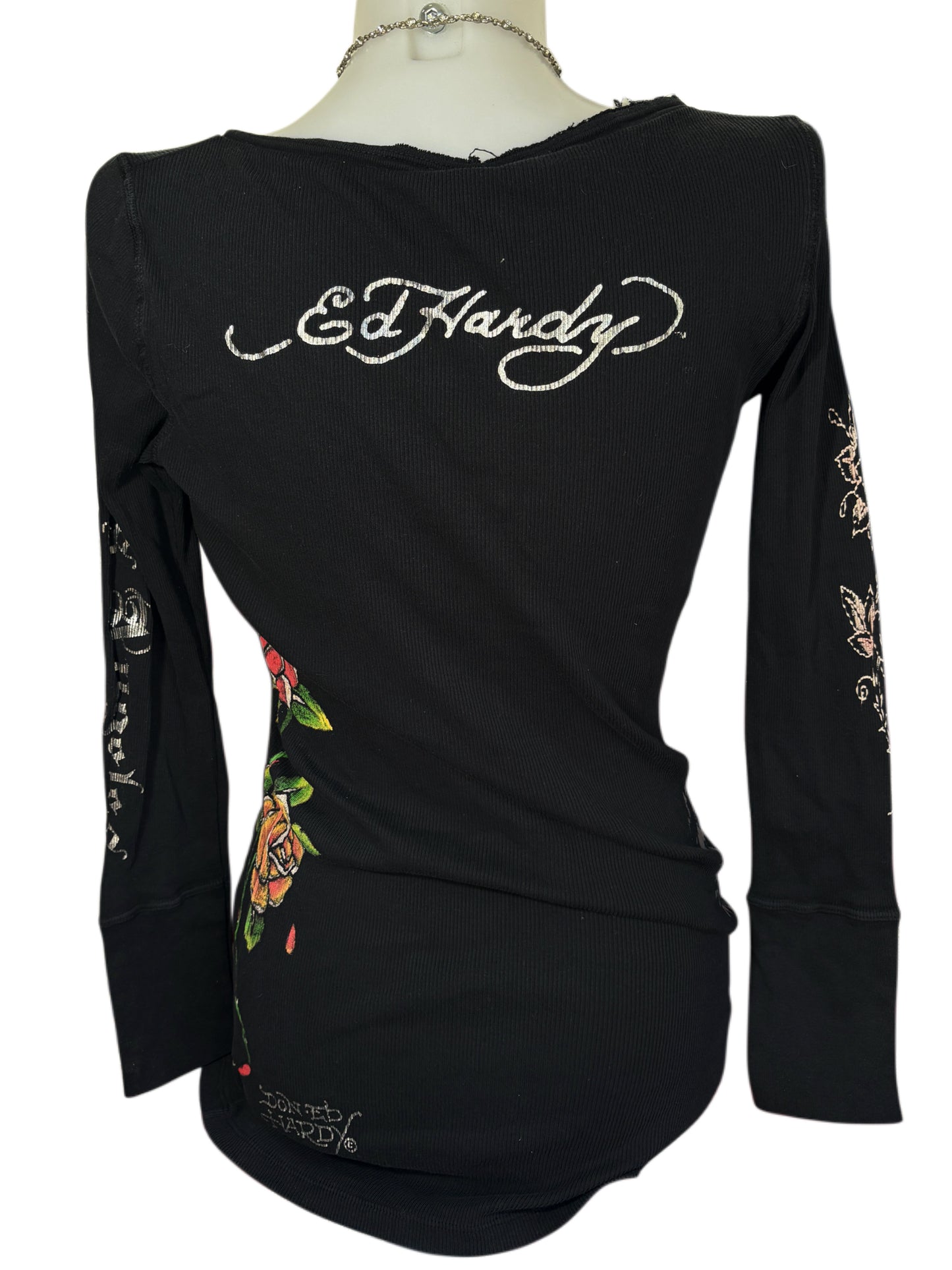 2000s Ed Hardy dress sukienka