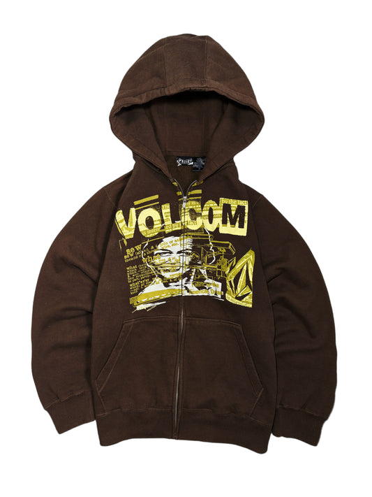 2000s Volcom zip up rap hoodie