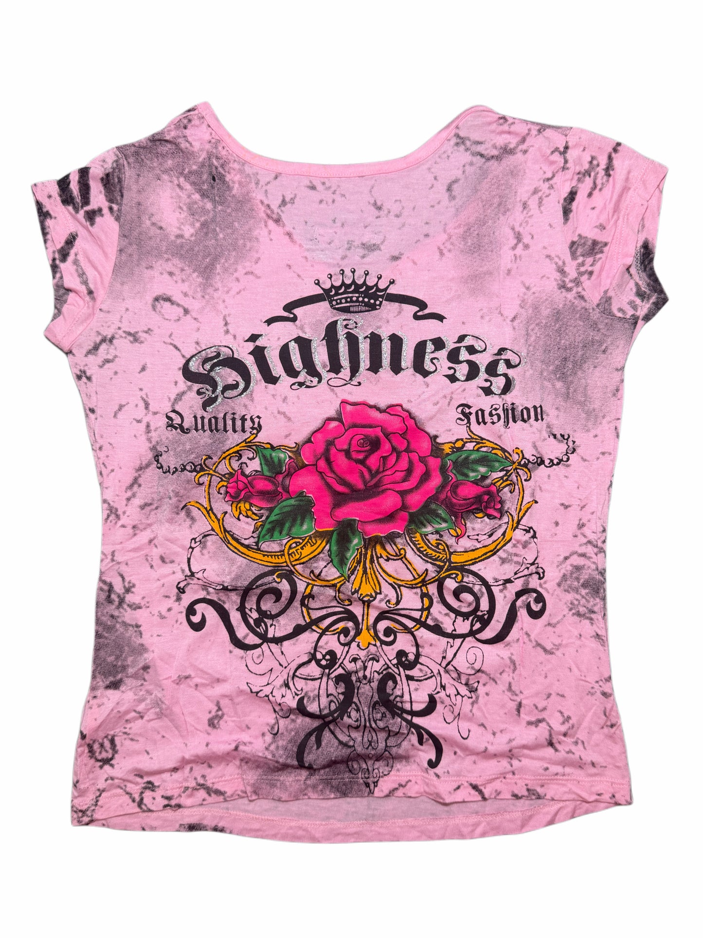 2000s Y2K T-shirt baby pink
