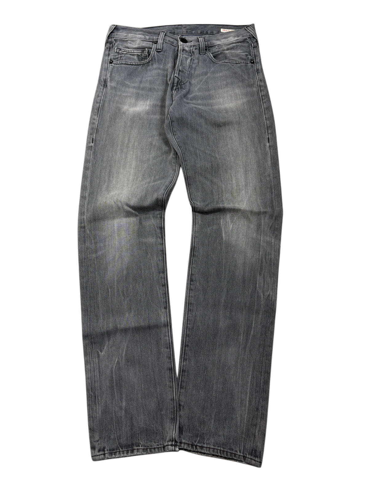 2000s True Religion Light Grey Jeans