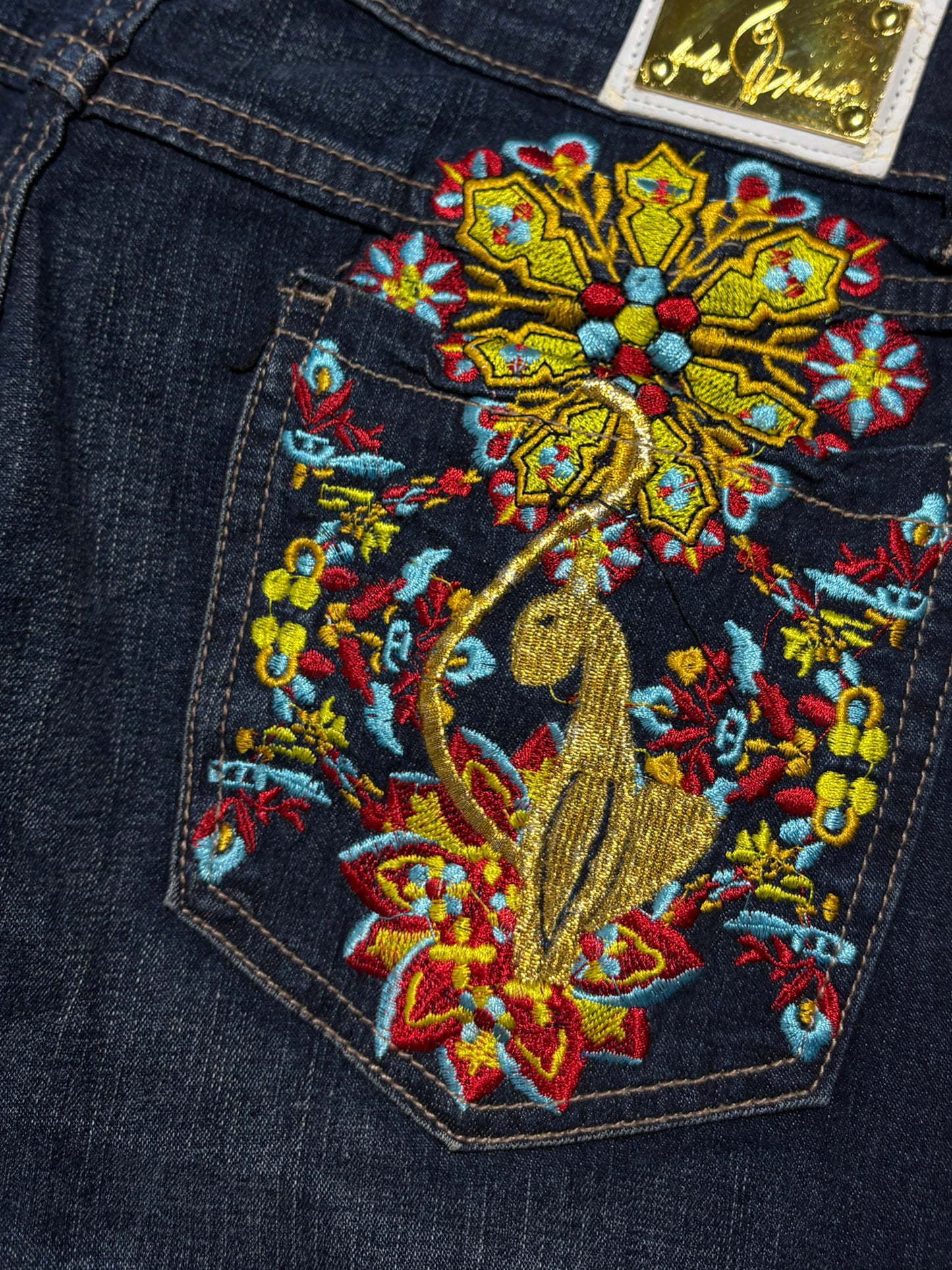 2000s baby phat sexy skinny jeans y2k