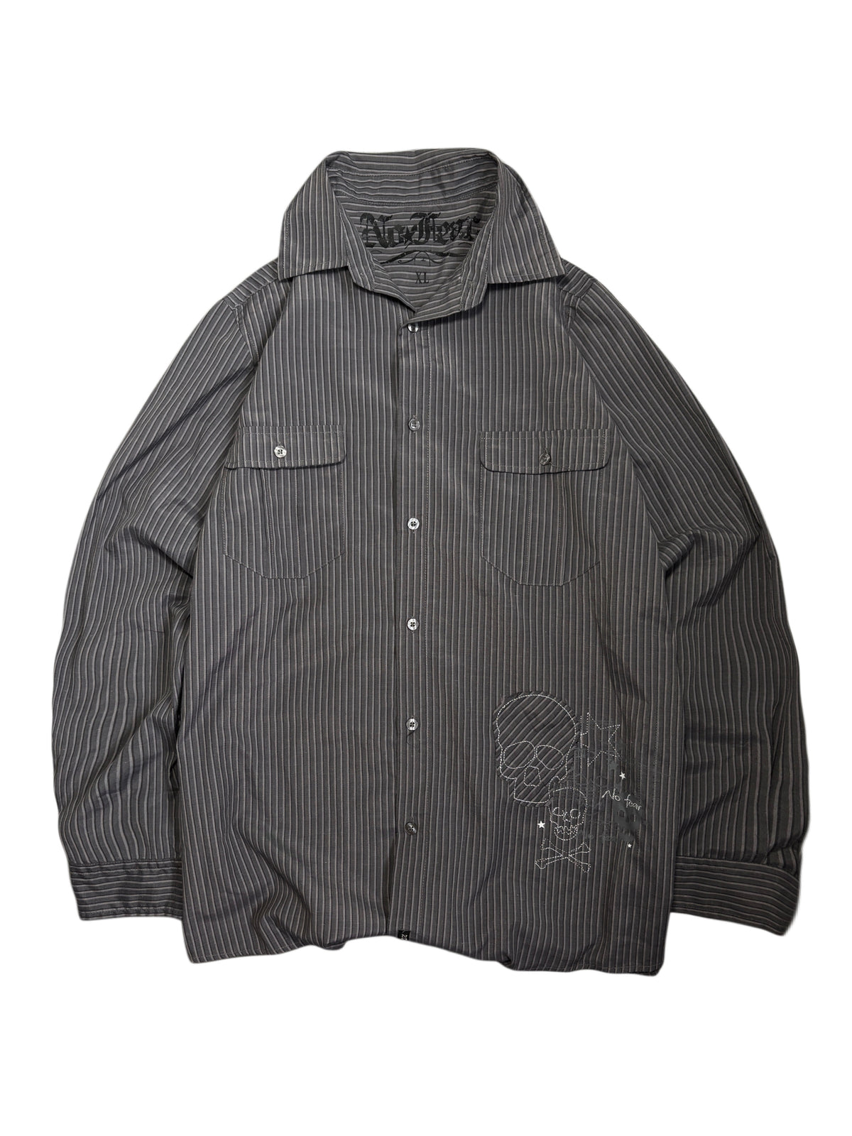 No Fear Skulls Polo Longlseeve Koszulka