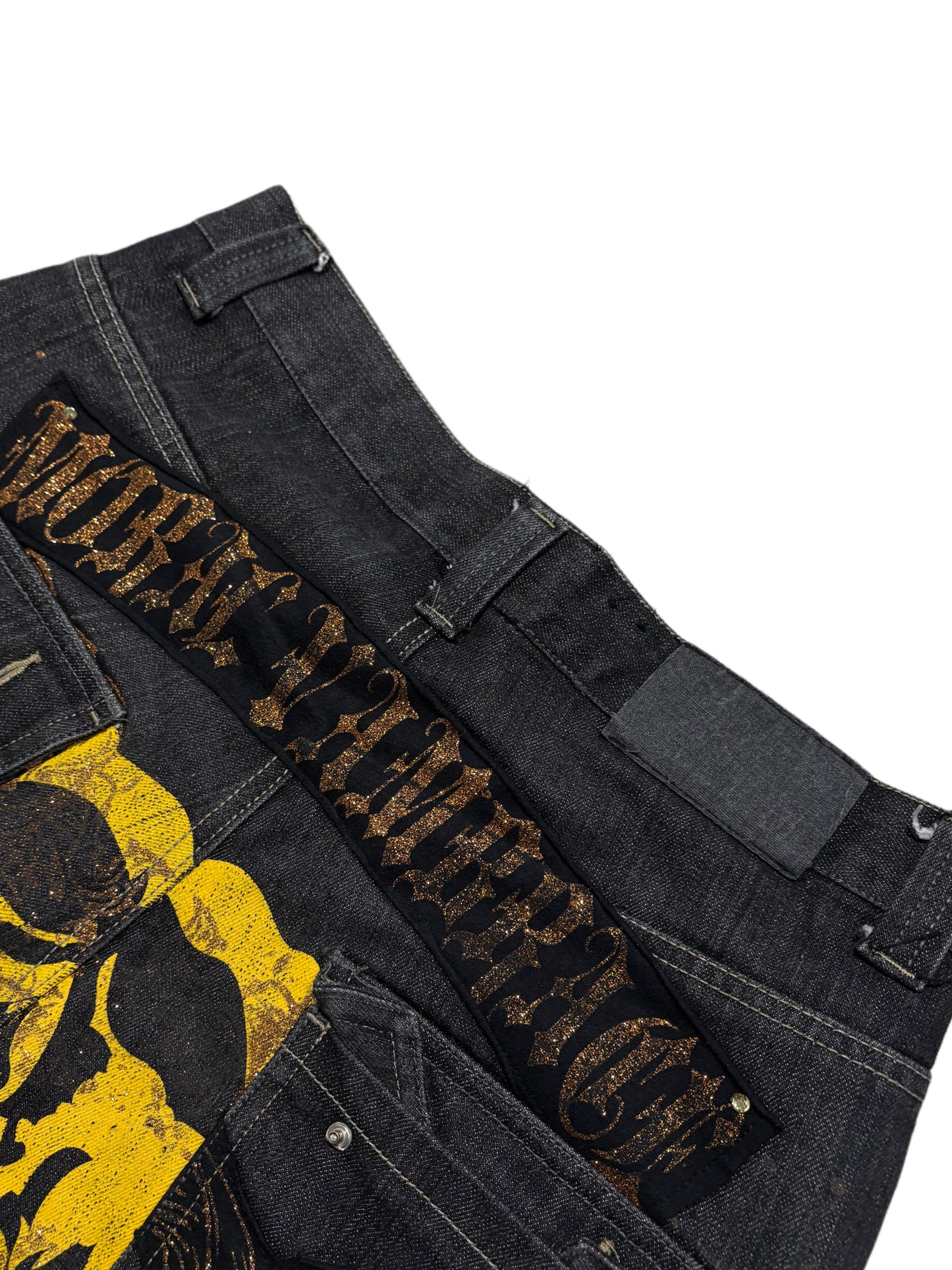 2000s Raw Blue Baggy Jeans
