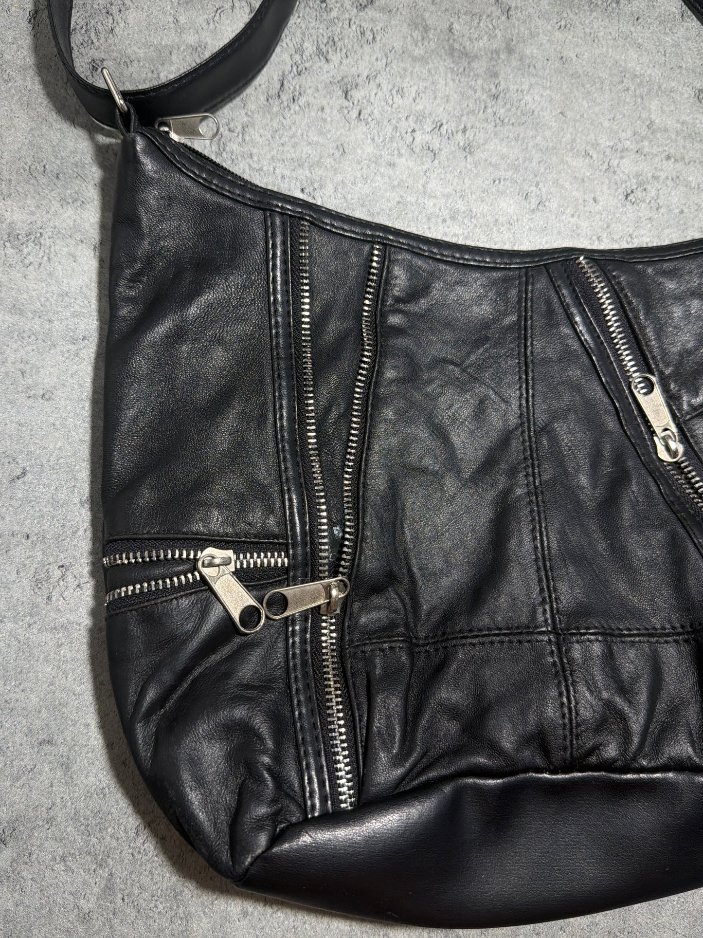 2000s Avantgarde Zippers Bag