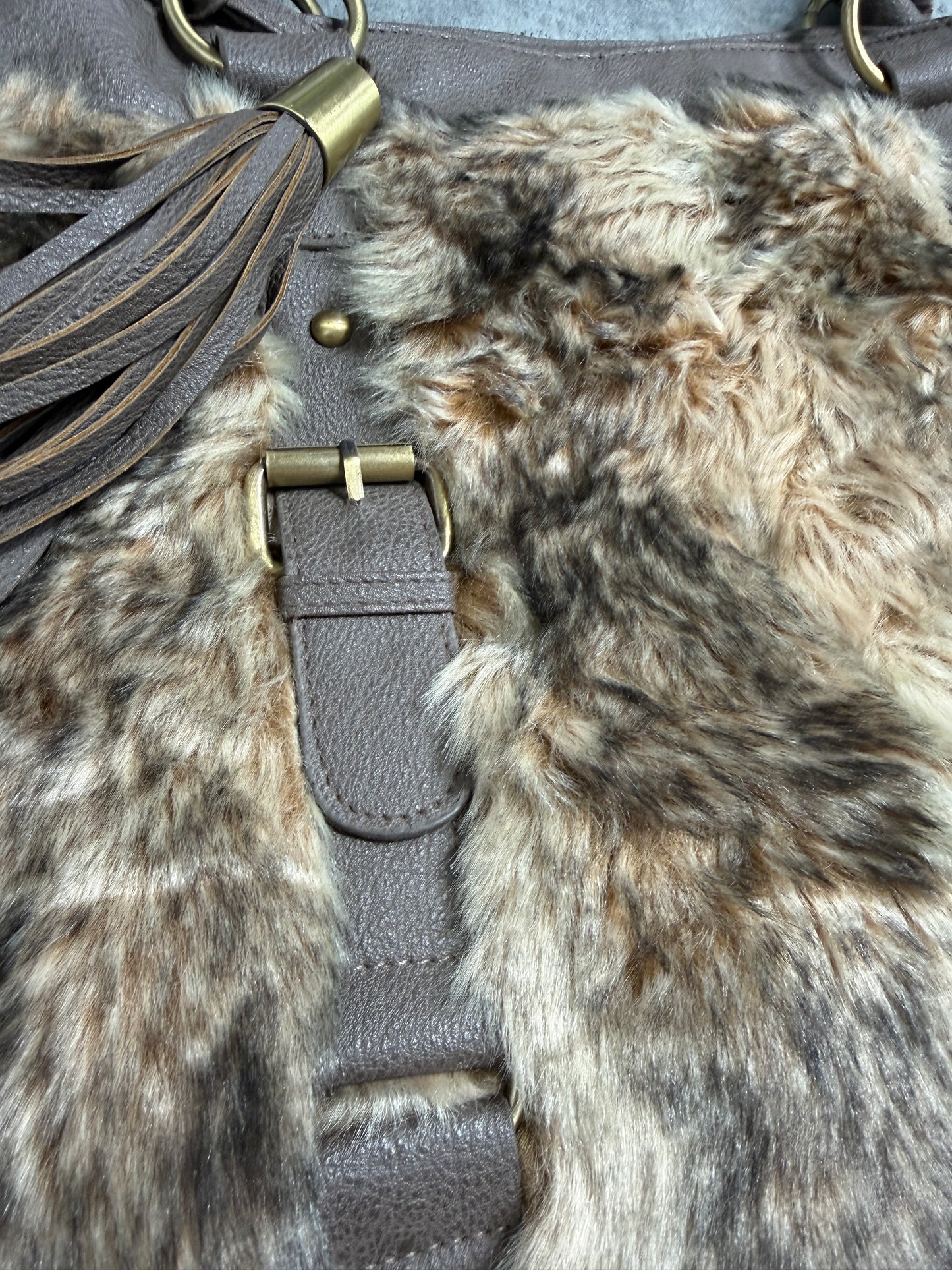 2000s Fur Y2K Bag
