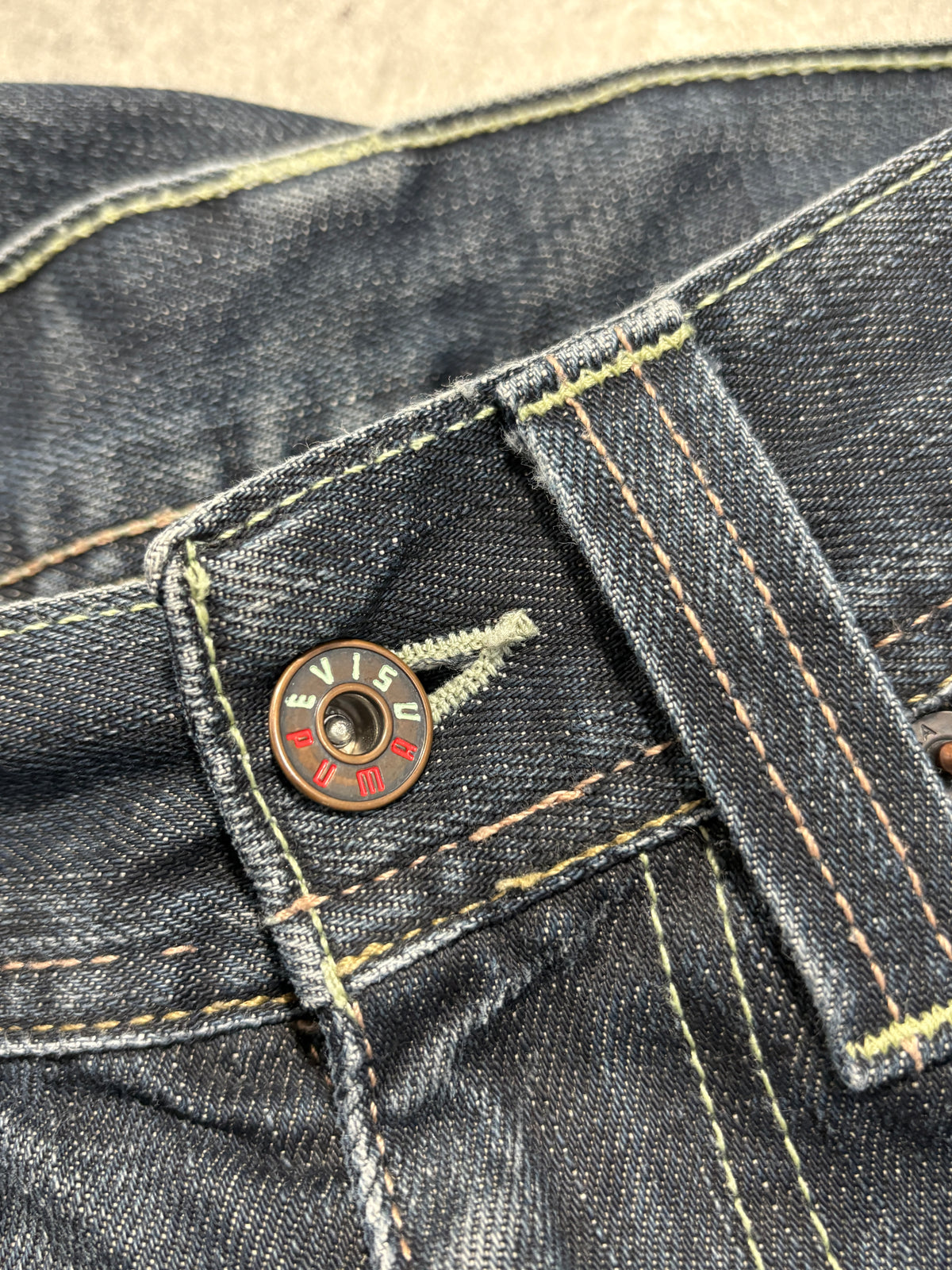 2000s *RARE* Evisu X Puma Y2K Jeans