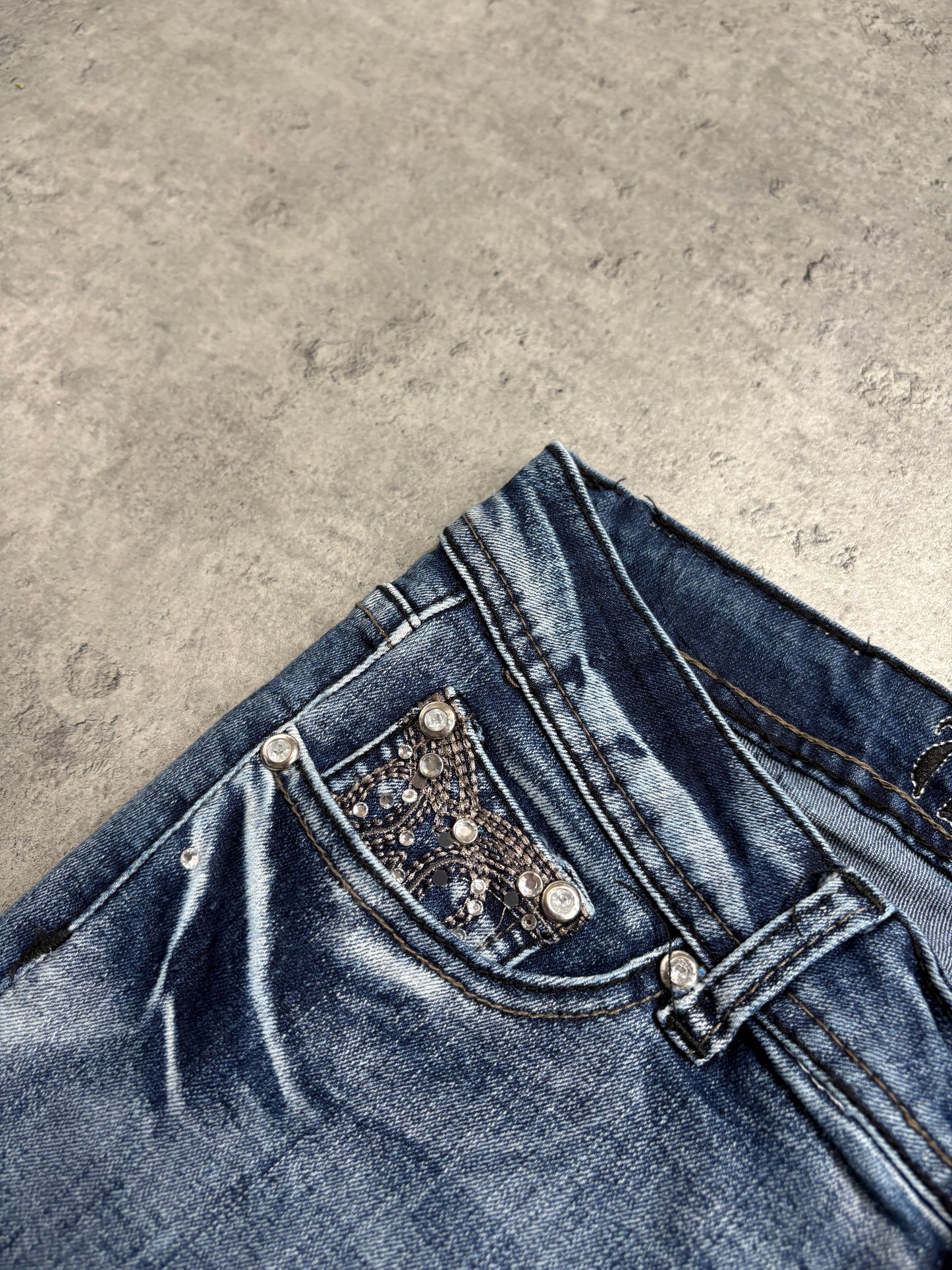 2000s Montana Jeans Skinny Bling Jeans