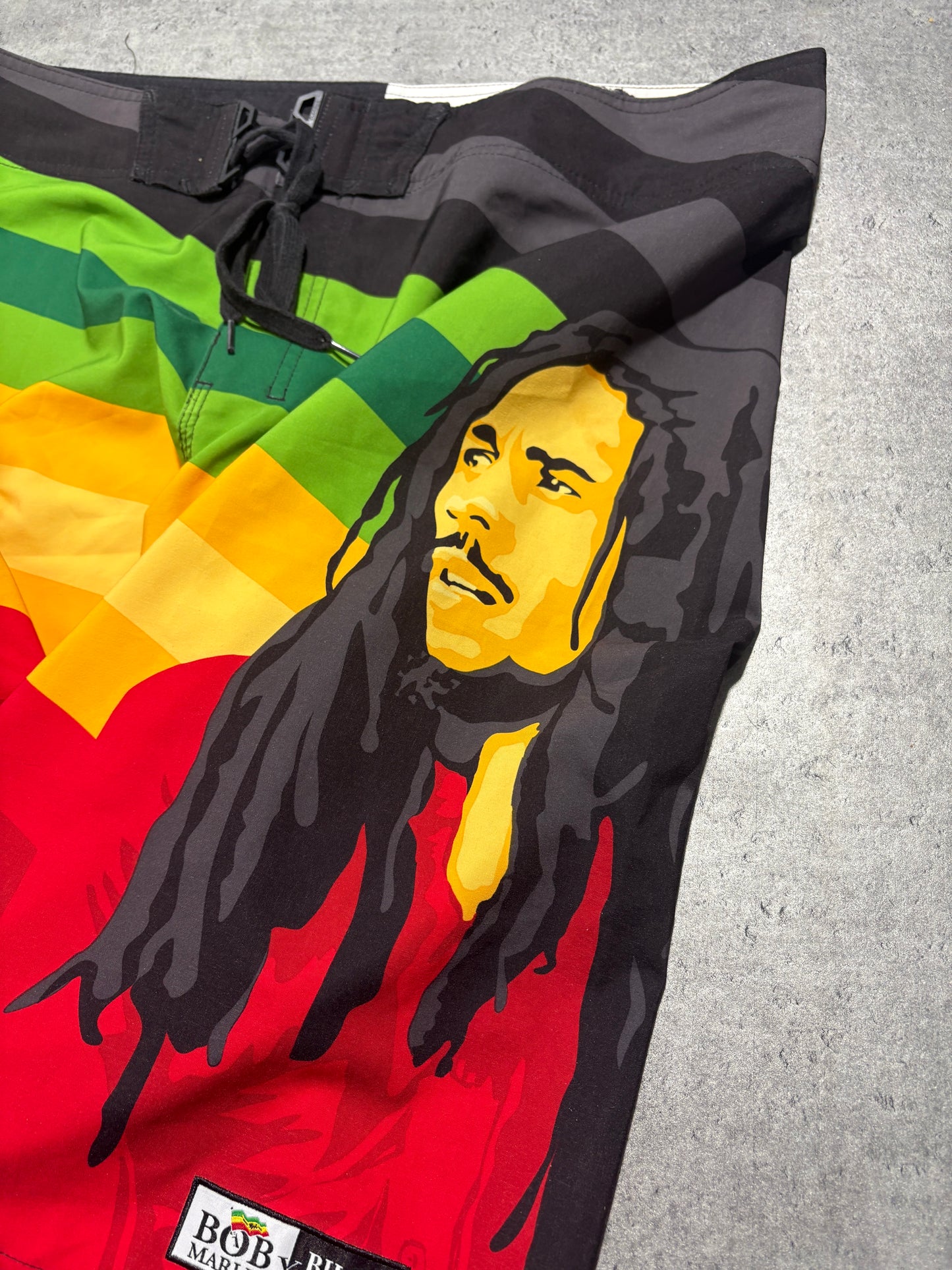 2000s Bob Marley swim shorts