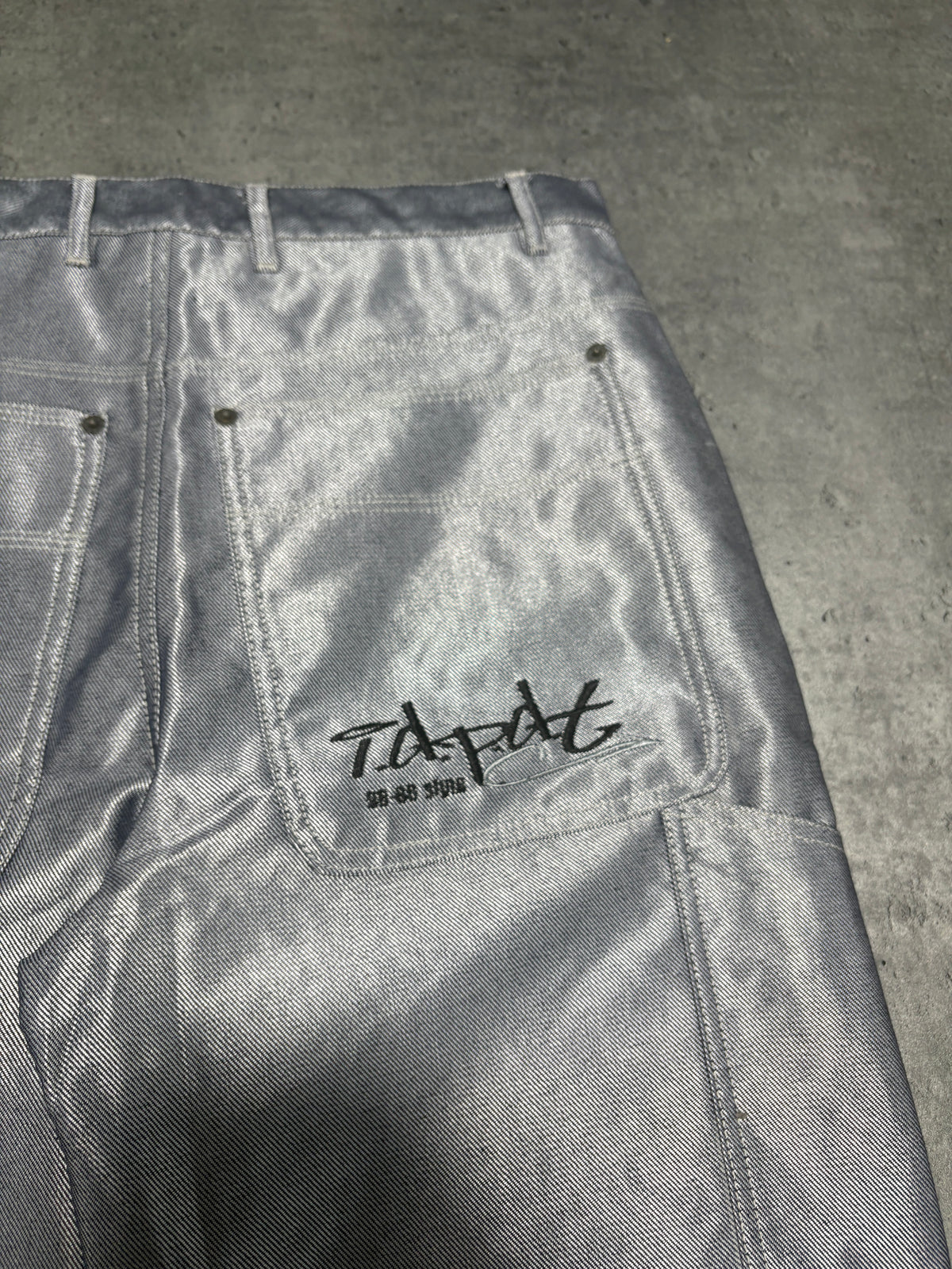 2000s Silver Carpenter Jeans