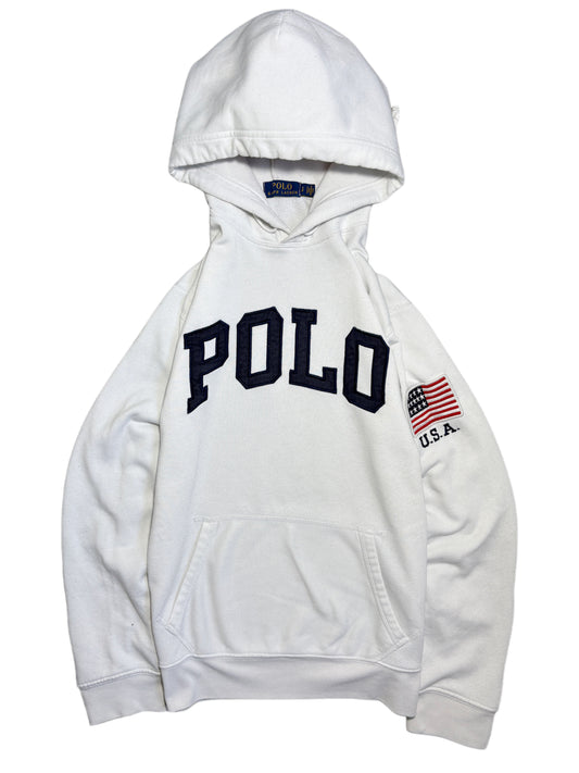 Polo Ralph Lauren white hoodie