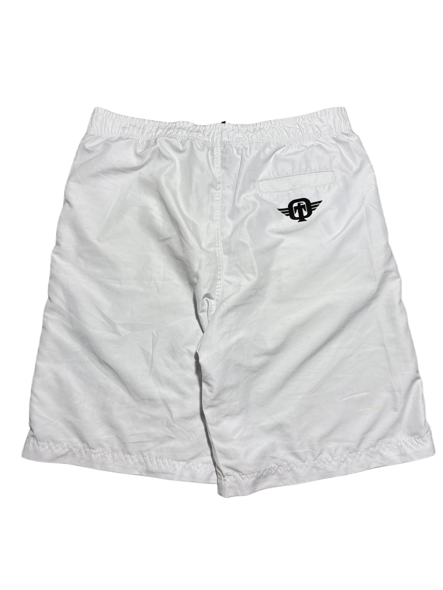 2000s Tapout white shorts