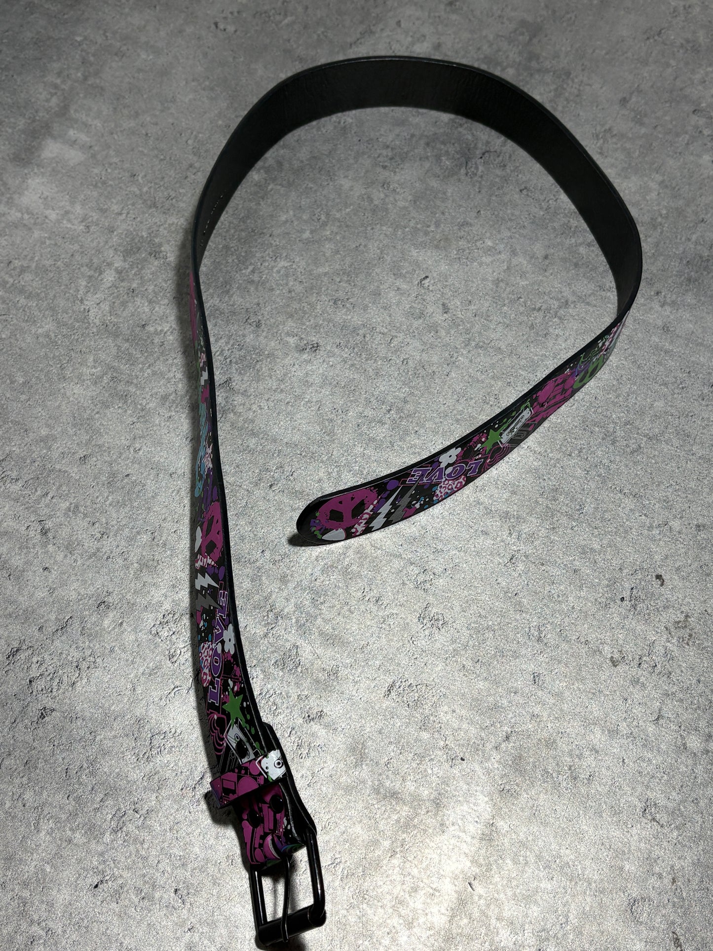 2000s Scene style belt Y2k pasek