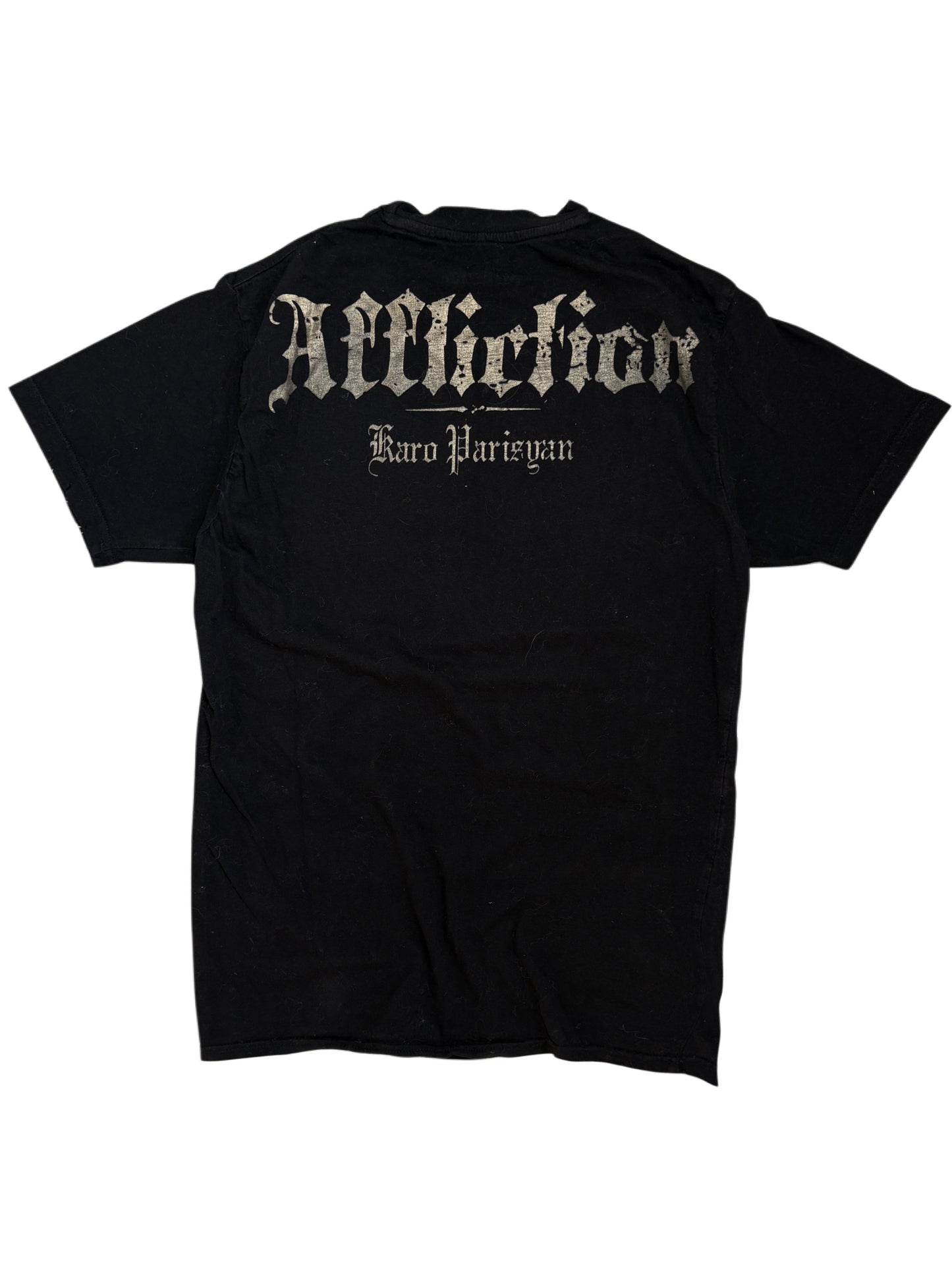 2000s Affliction skulls t-shirt