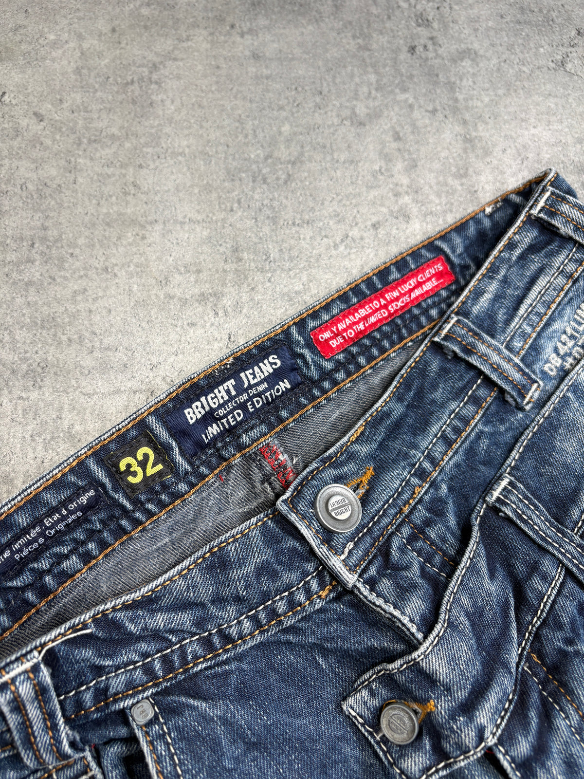 2000s Jeans Bright Y2K japan style Jeans Patchwork