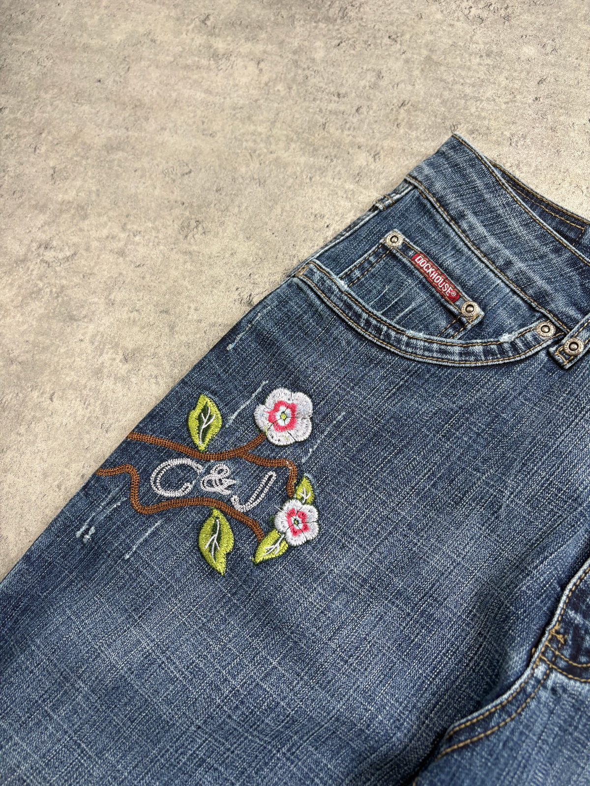 2000s Dockhouse Palm Jeans