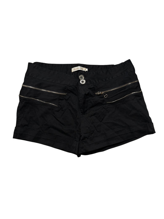 2000s Black Zipped Shorts