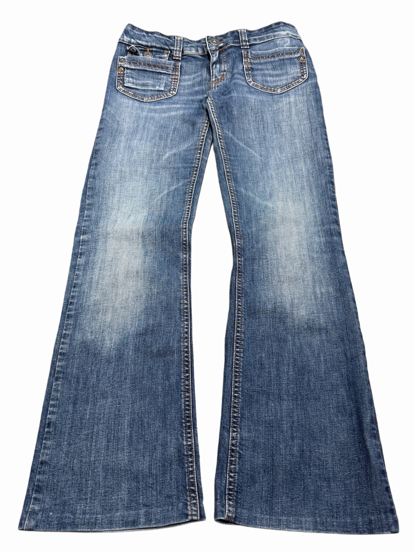 2000s Low Waist Washed Jeans