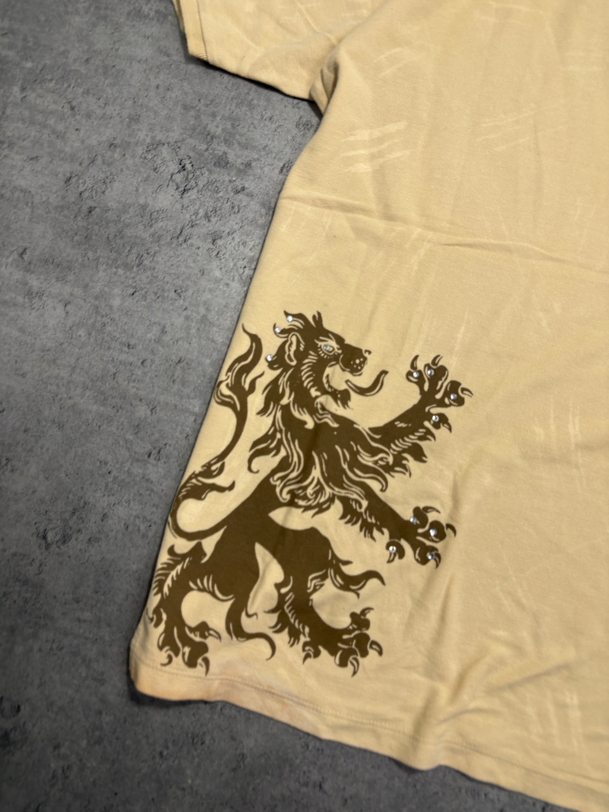 2000s Skull Y2K Archive Polo T-shirt
