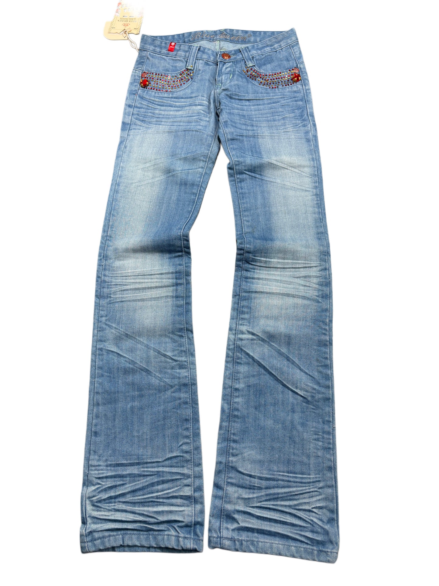 2000s Blue queen washed deadstock jeans