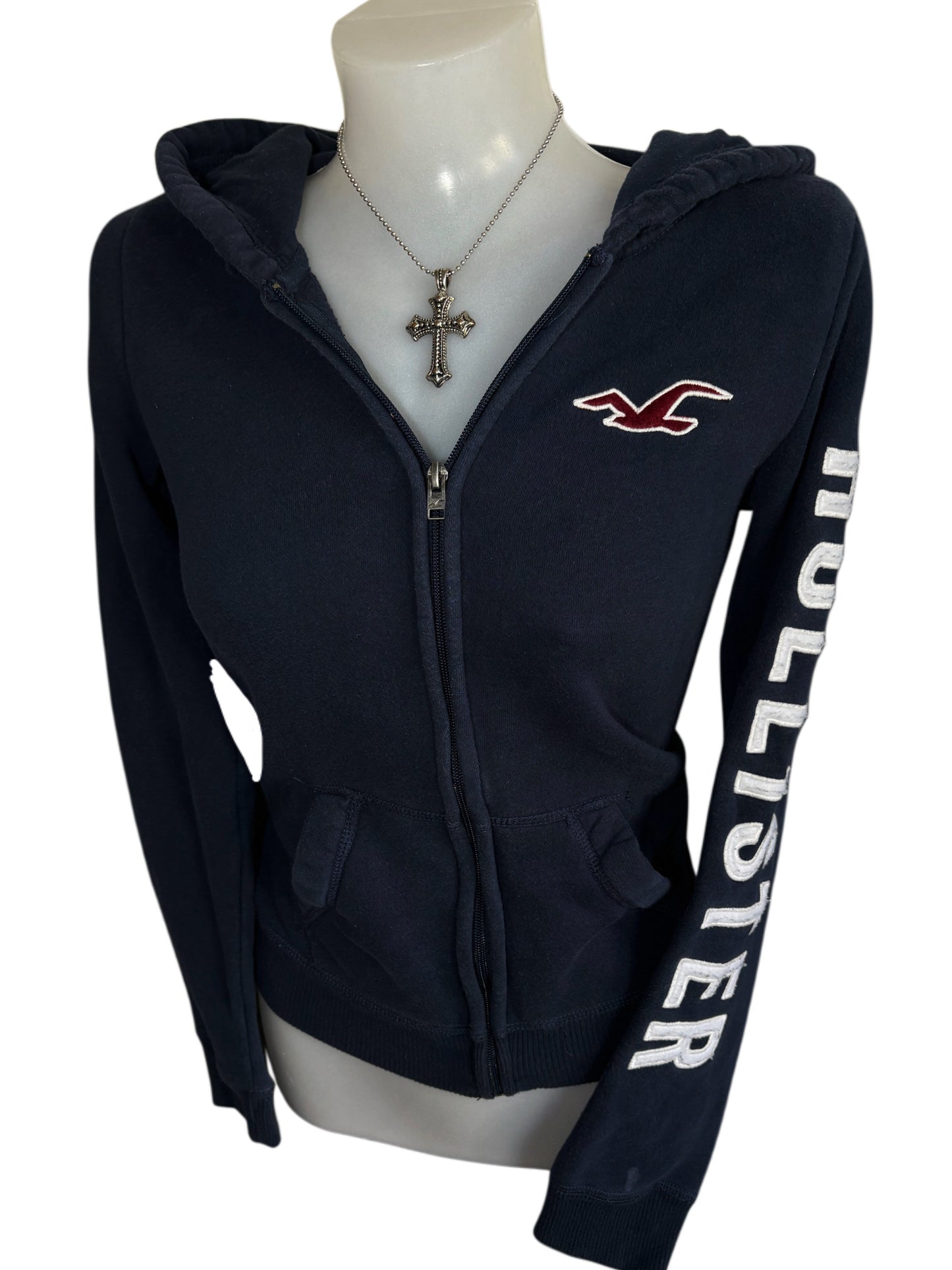 2000s Hollister Zip Up Hoodie