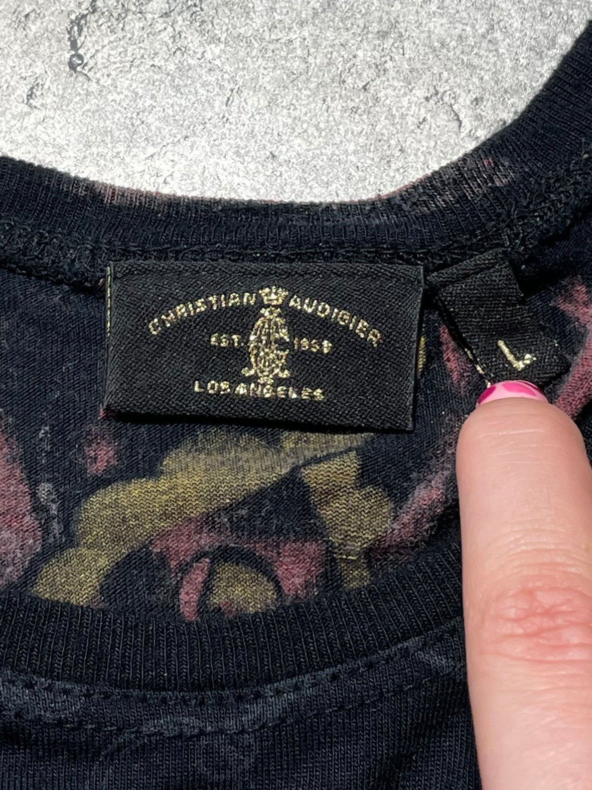 2000s Christian Audigier dress sukienka longsleeve