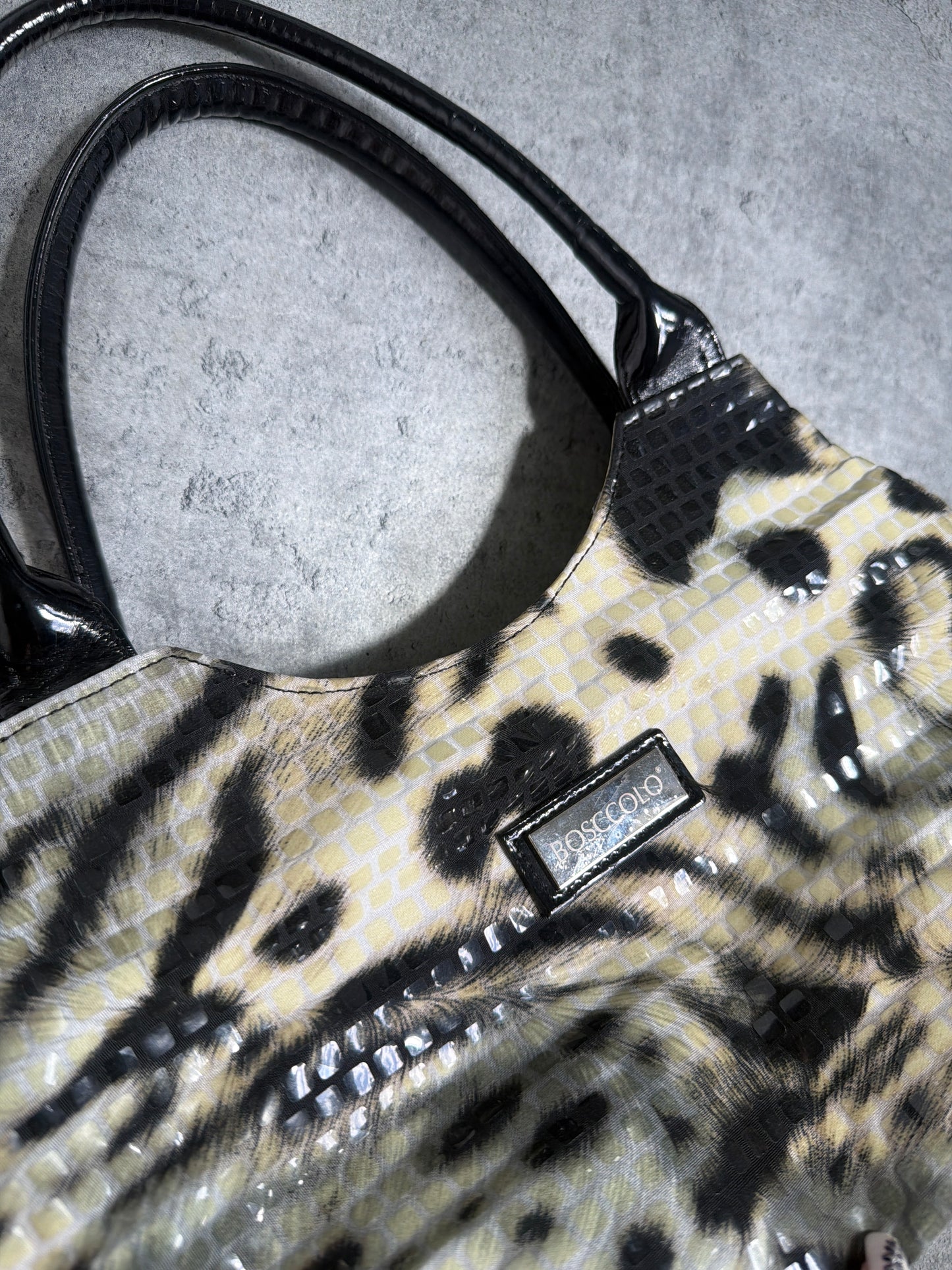 2000s Animal Print Bling Bag