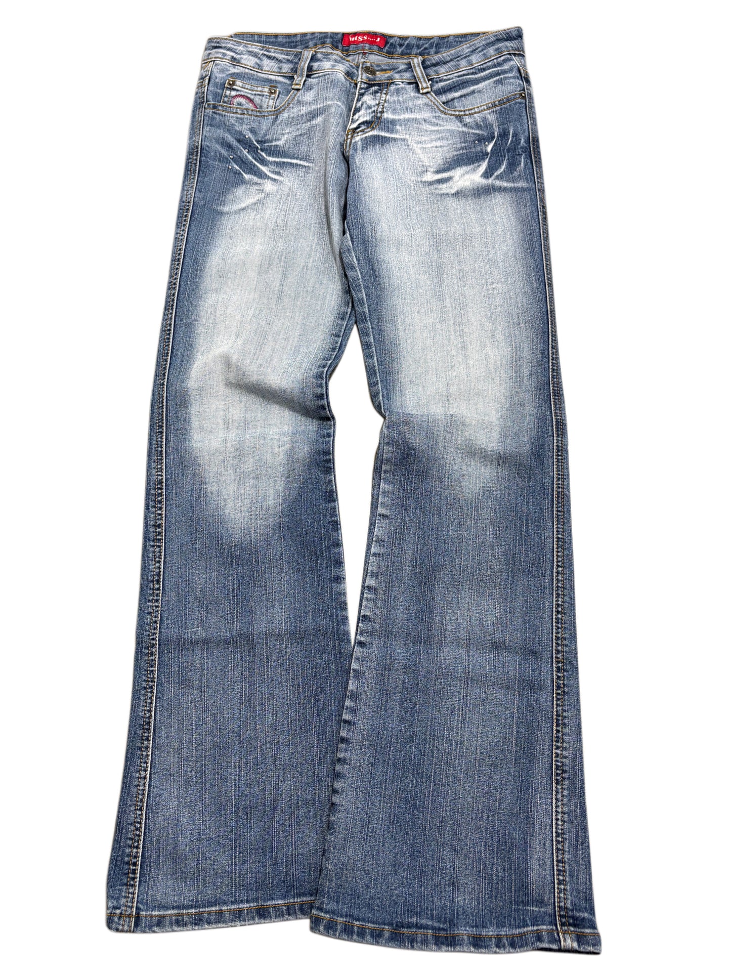 2000s Miss J Washed embroidered Jeans
