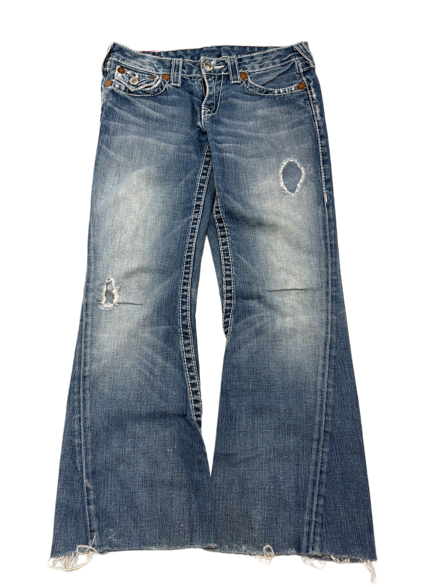 2000s vintage True Religion flare cut jeans flared bootcut dzwony