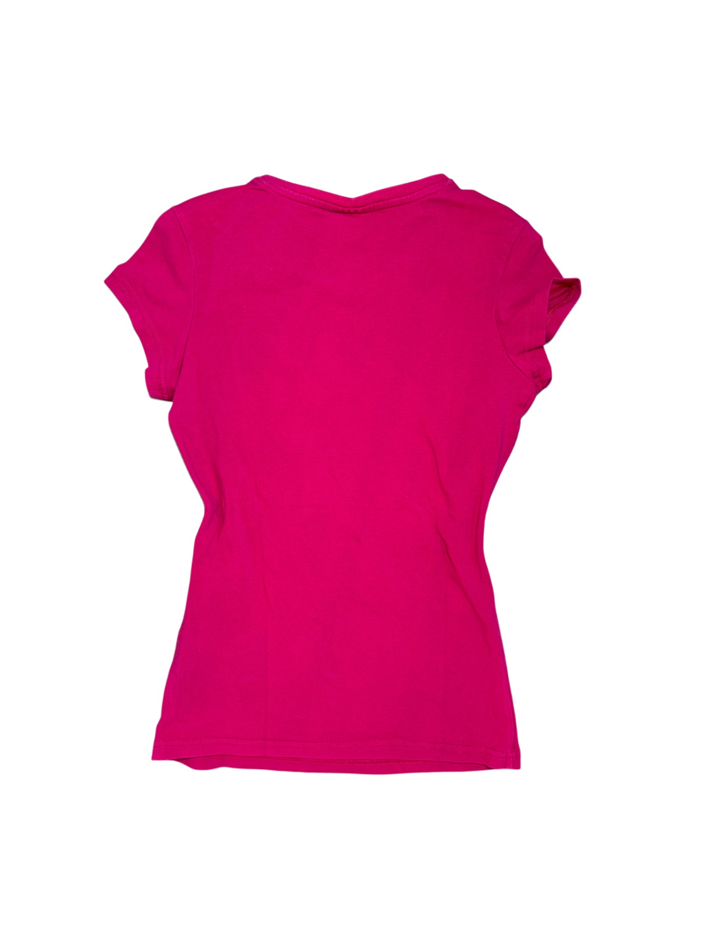 2000s Adidas baby tee pink t-shirt