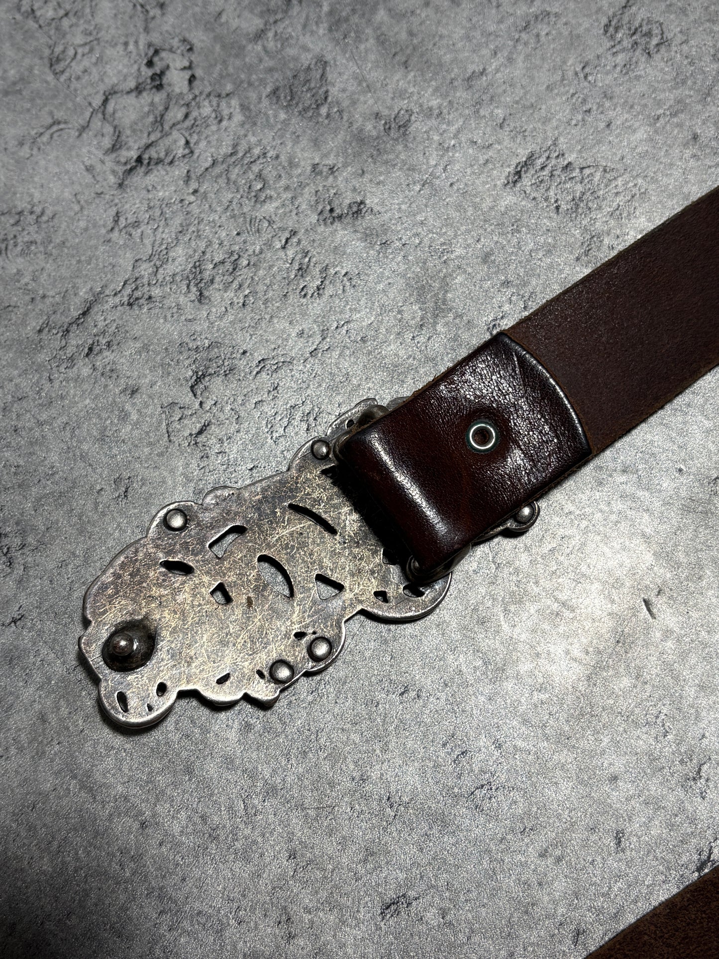 EDC by Esprit Real Leather Belt y2k pasek z prawdziwj skóry