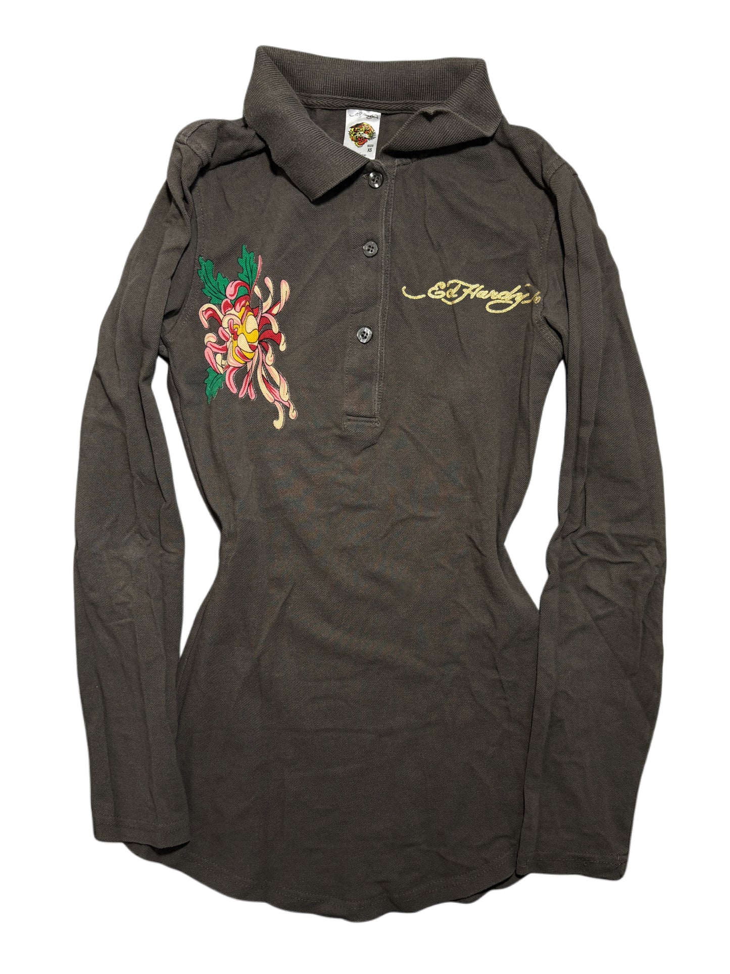 2000s EdHardy polo longsleeve *brand new*